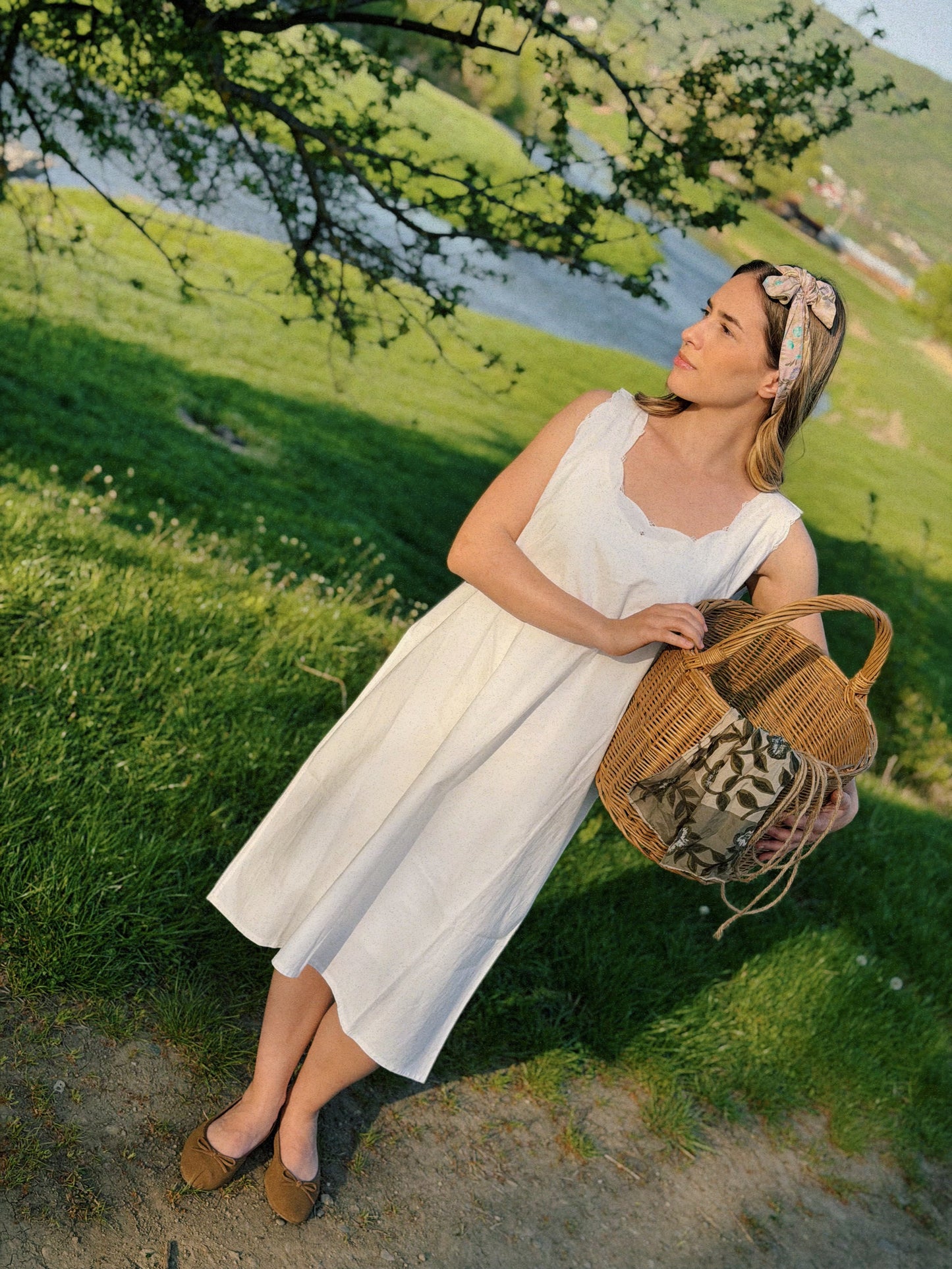 Rochie de noapte 'Gabriella' vintage autentică din Italia, cca 1930