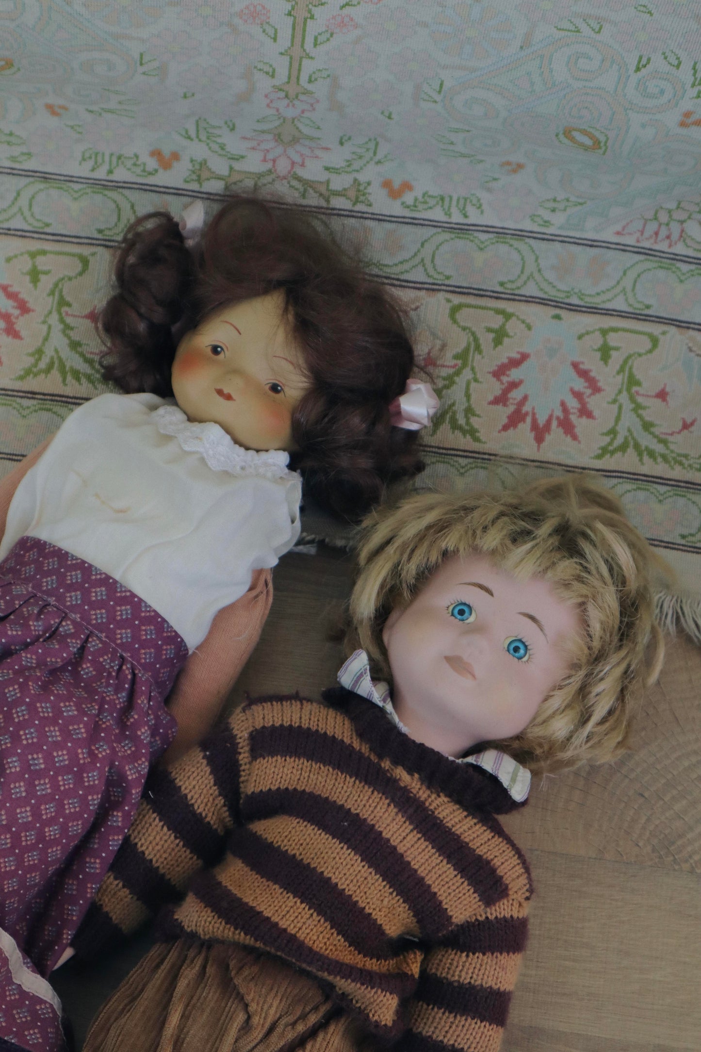 Păpuși vintage din porțelan