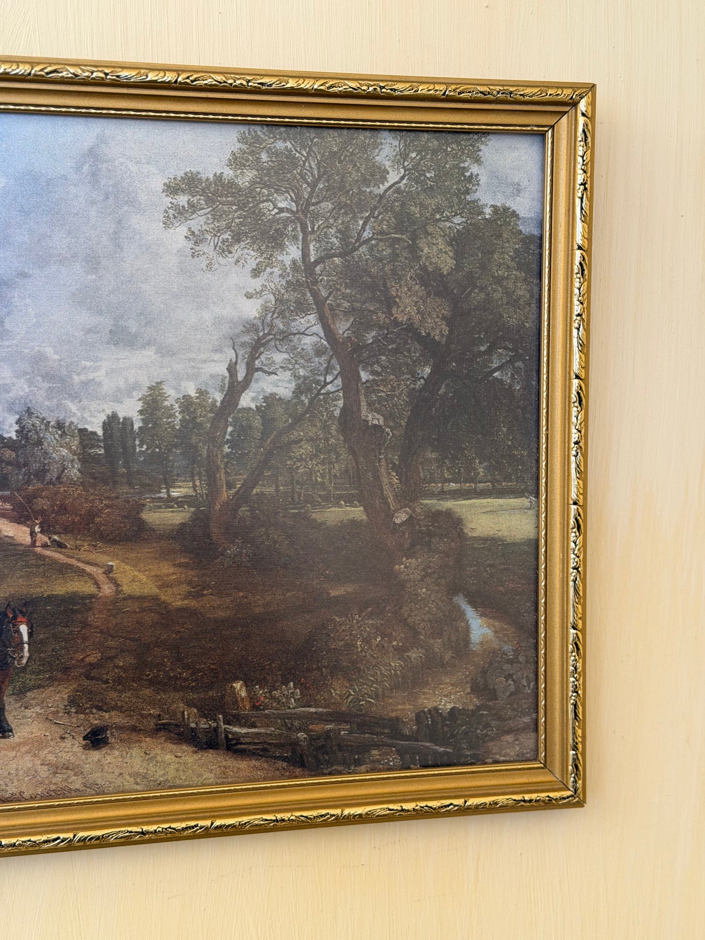 Print înrămat pictura de John Constable "The Hay Wain"