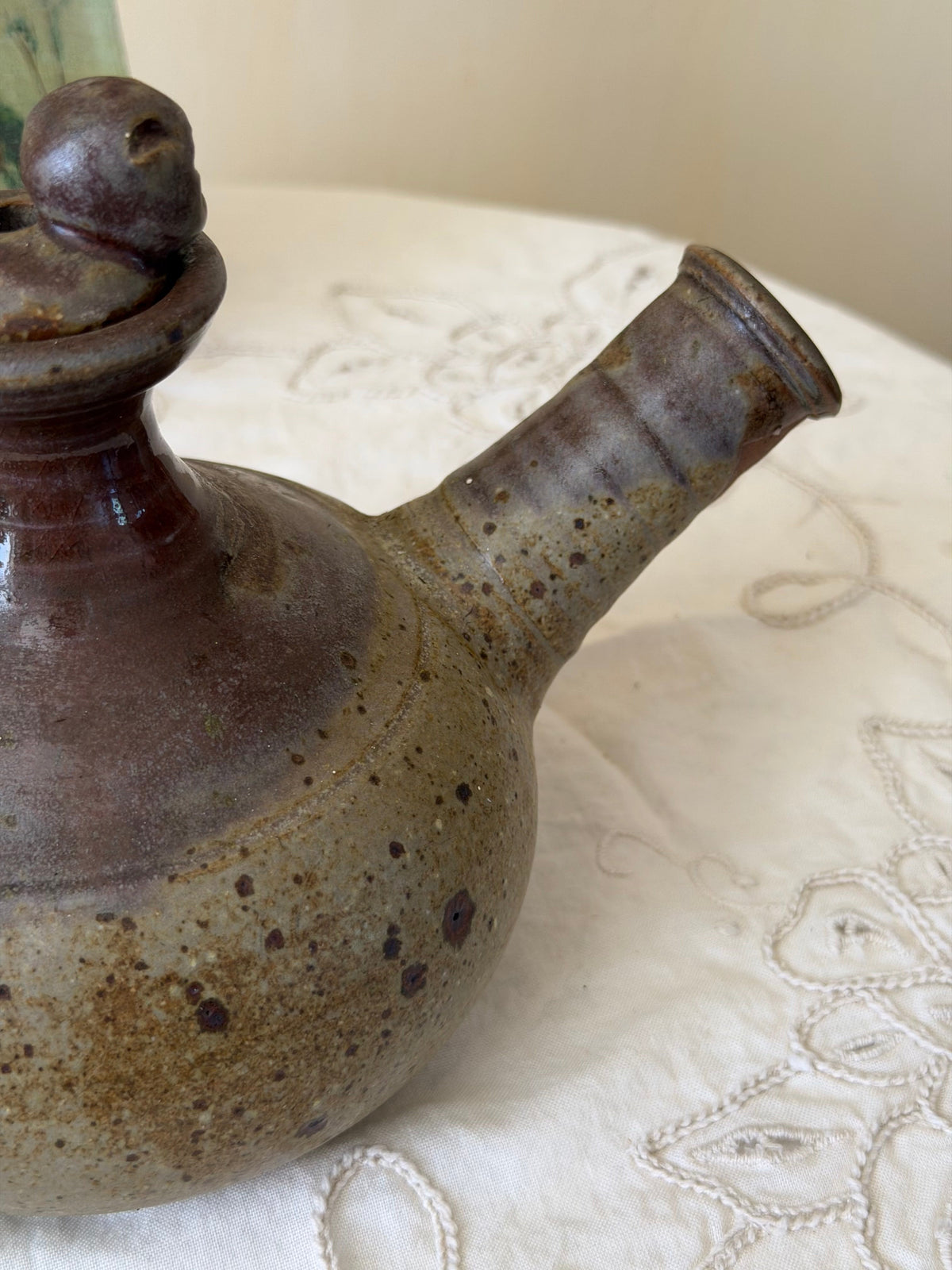 Ulcior unic traditional japonez (karakara), ceramica din Tsuboya
