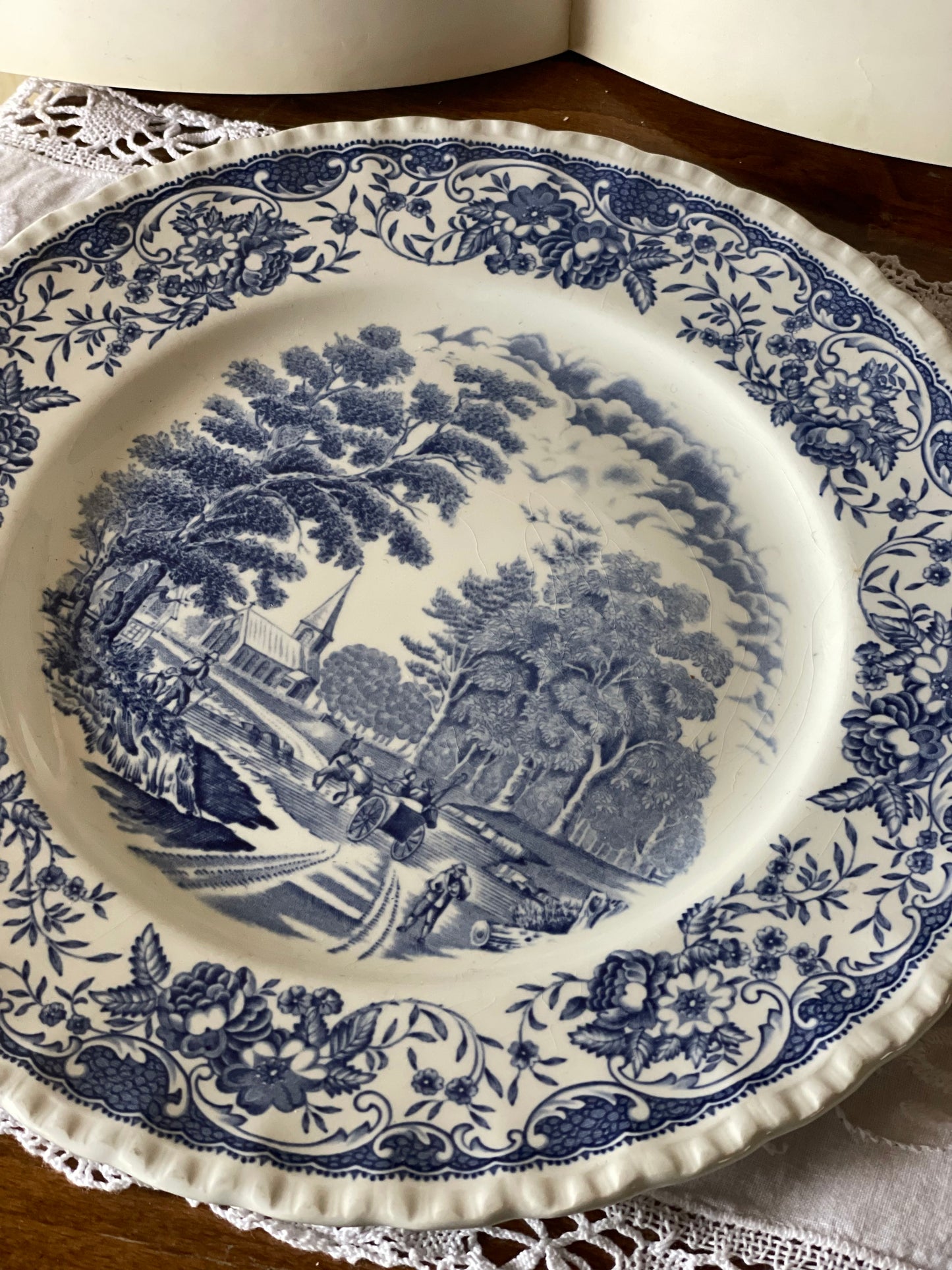 Farfurie porțelan Olde England Royal TudorWare, 1950