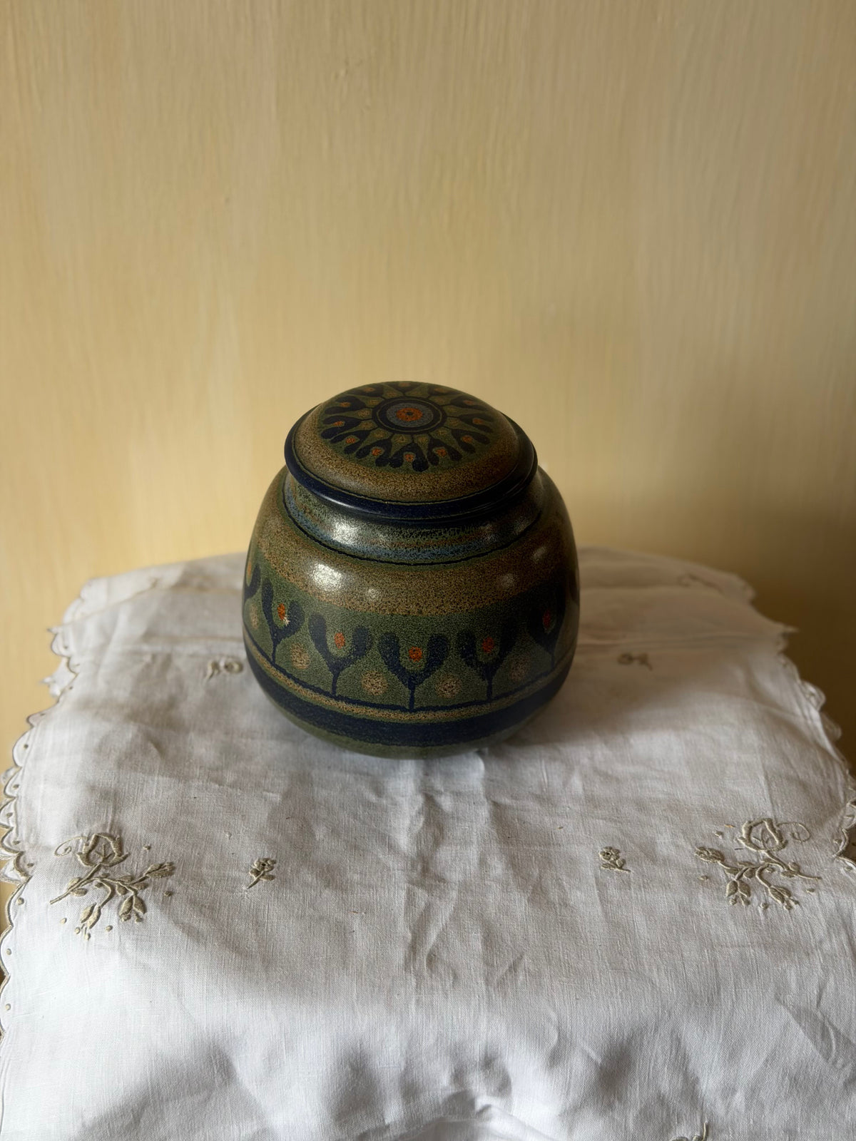 Borcan mare design vintage KMK Mora Ceramics