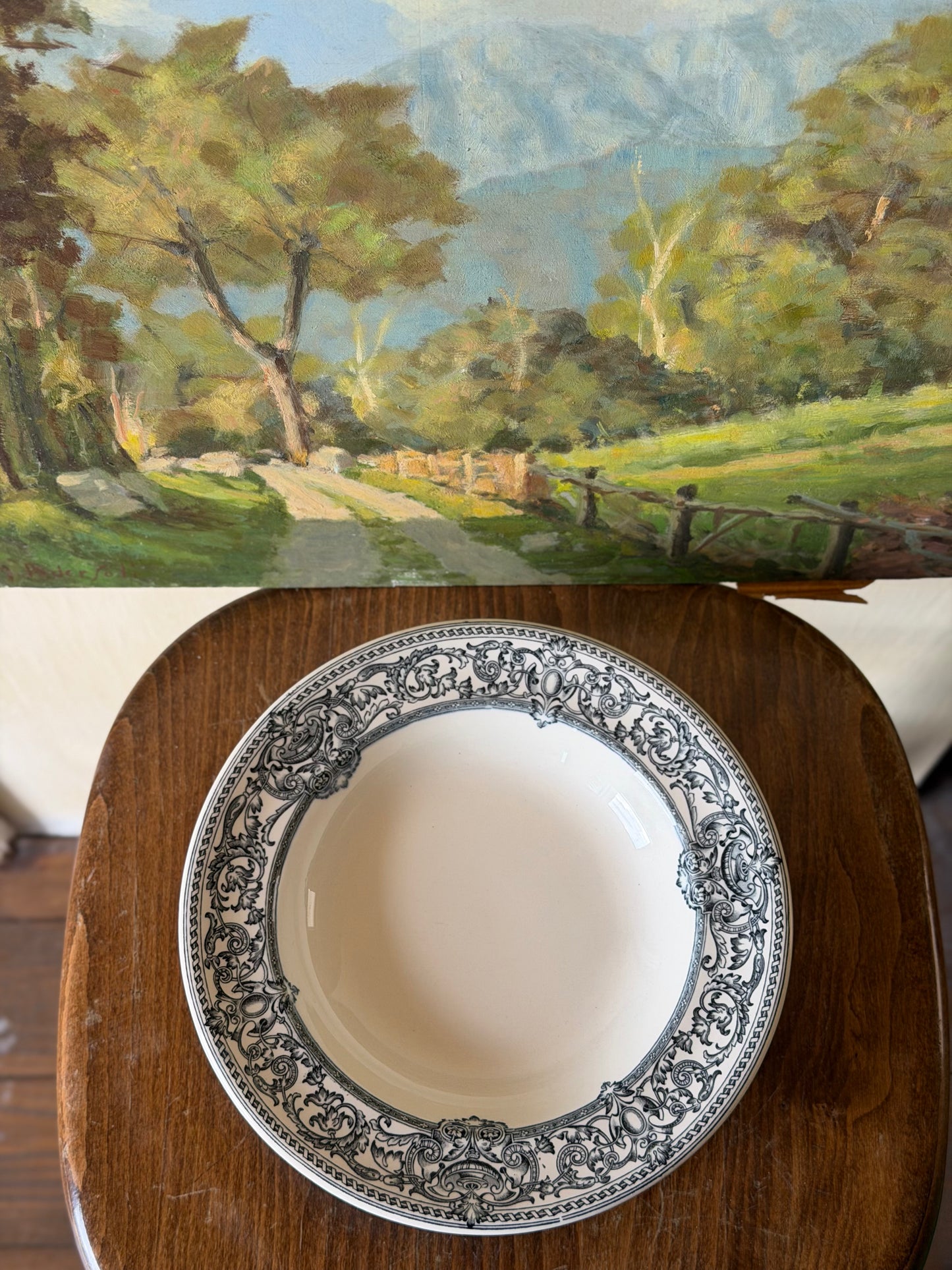 Set de 4 farfurii supa Tees Alfred Meakin, England