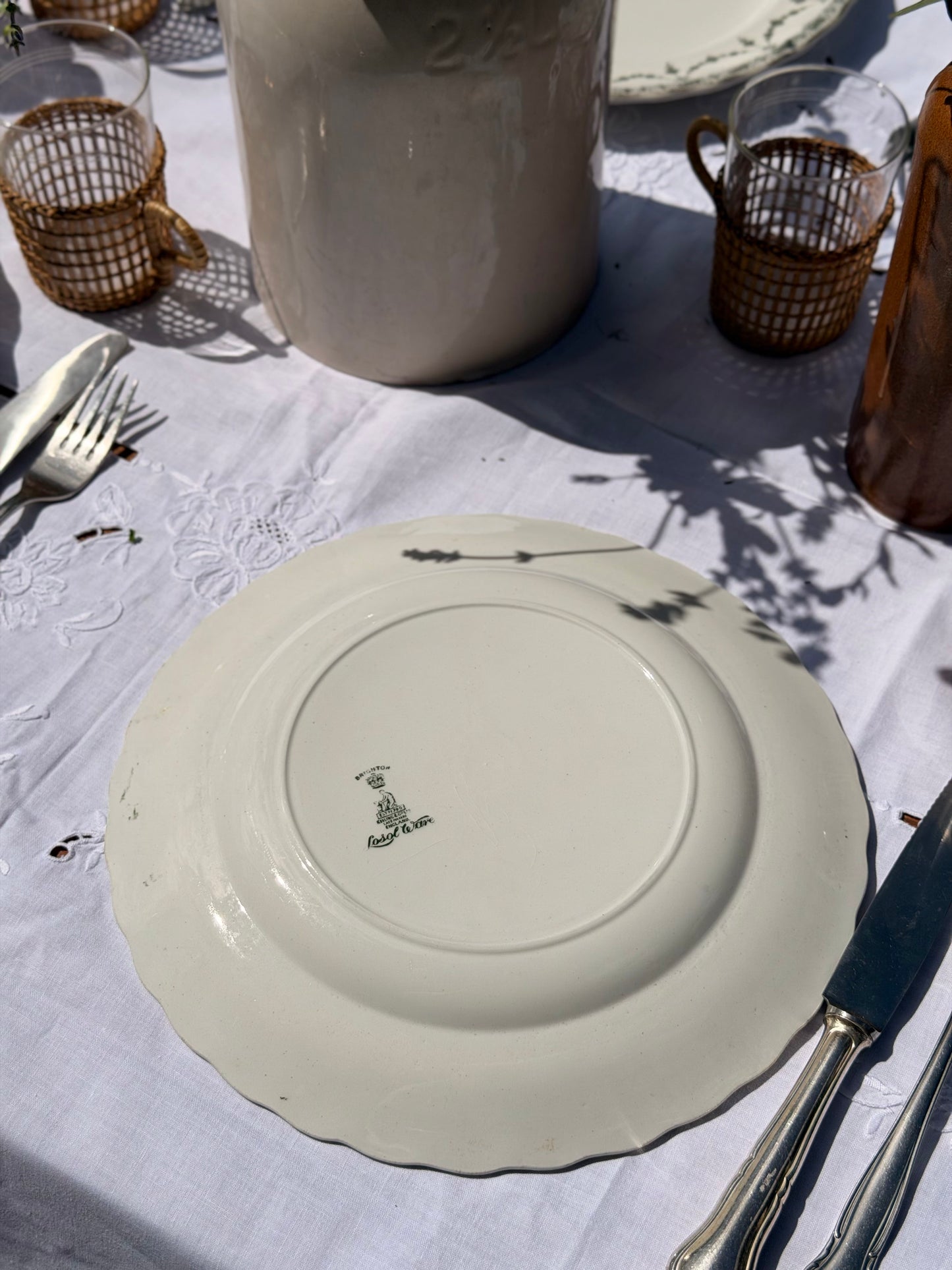 Set 5 farfurii rare vintage Losol Ware 1930'