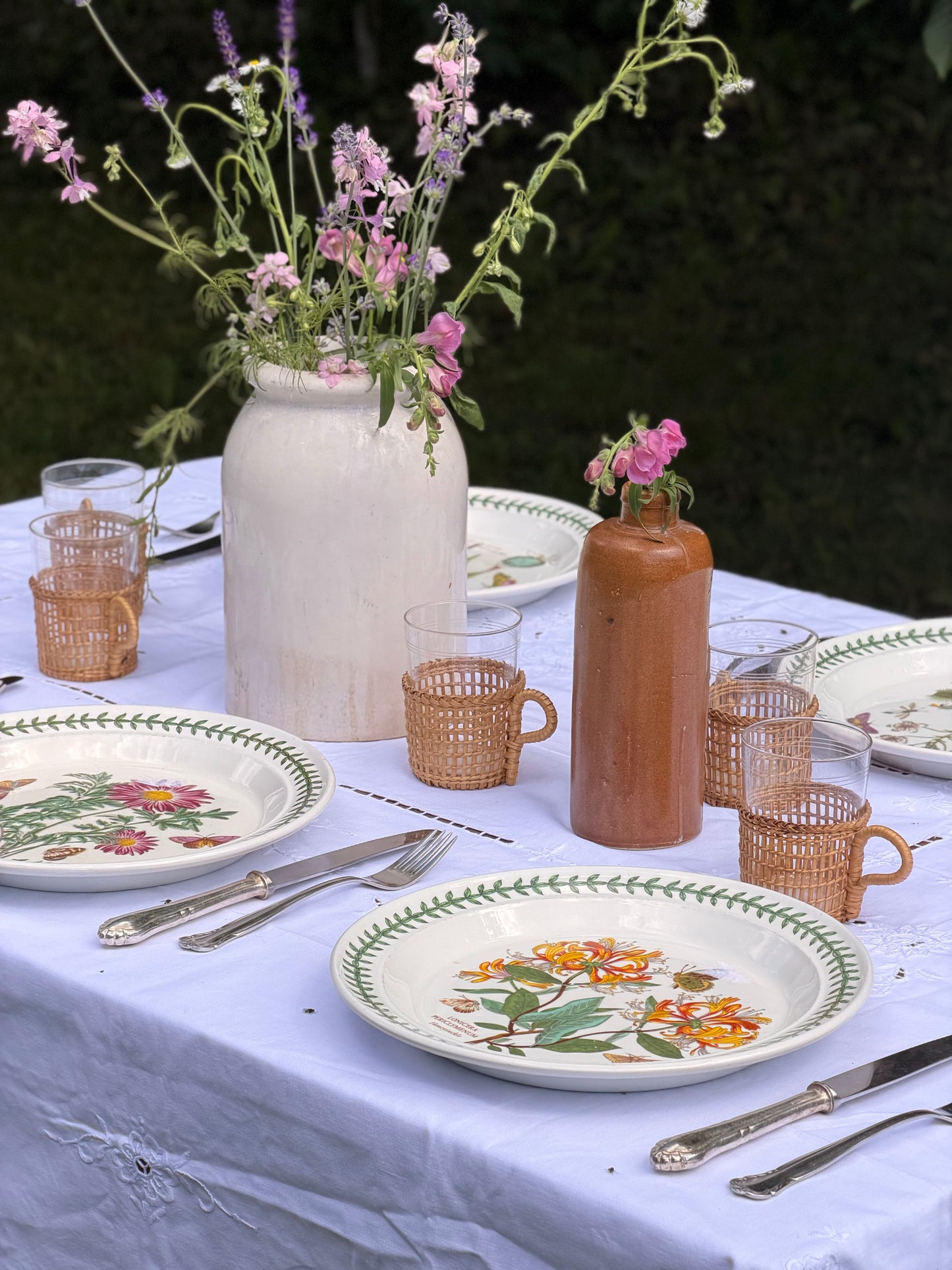 Recipient/vază mare din ceramică glazurată