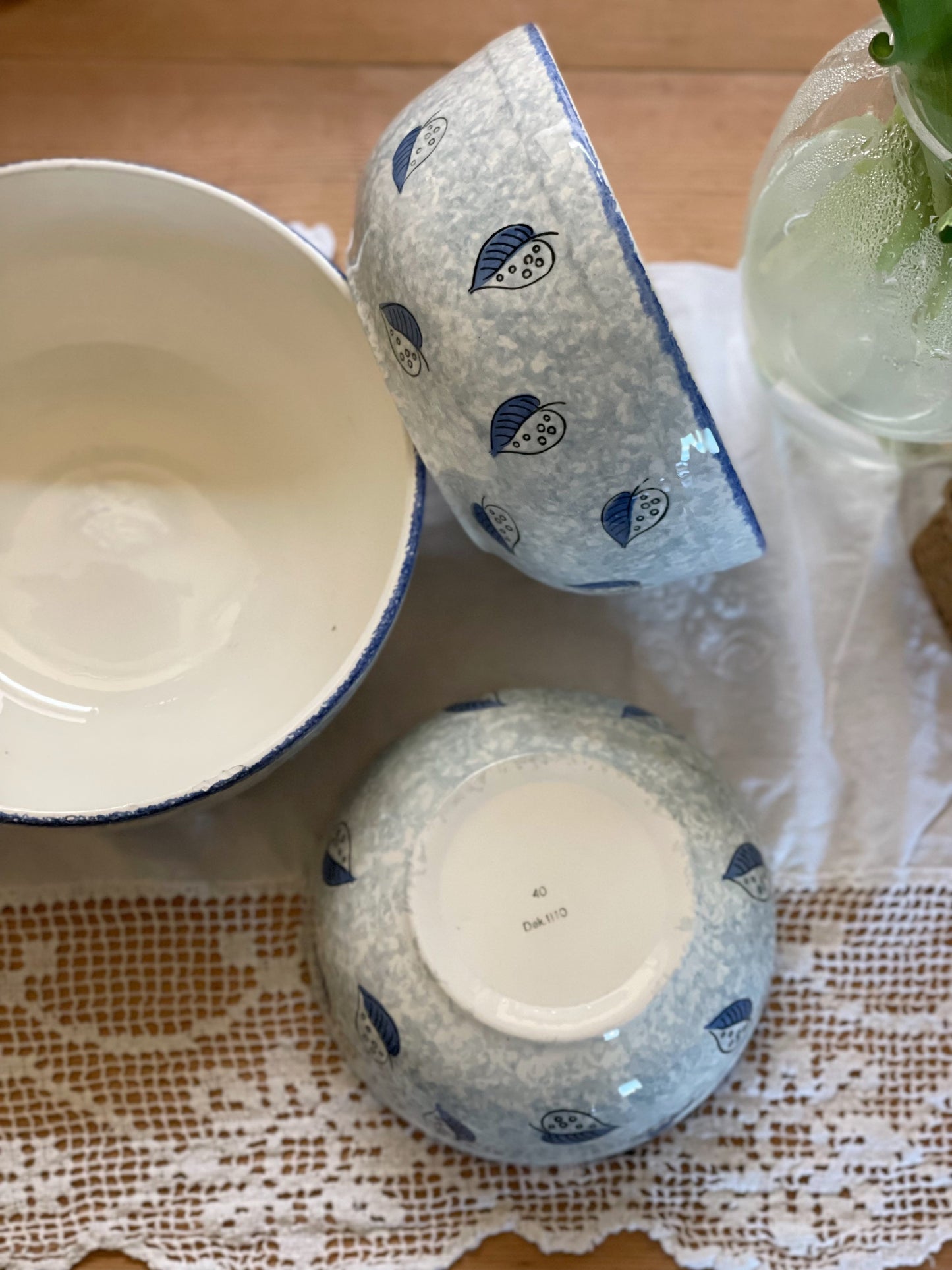 Set 3 boluri de mixare din ceramică