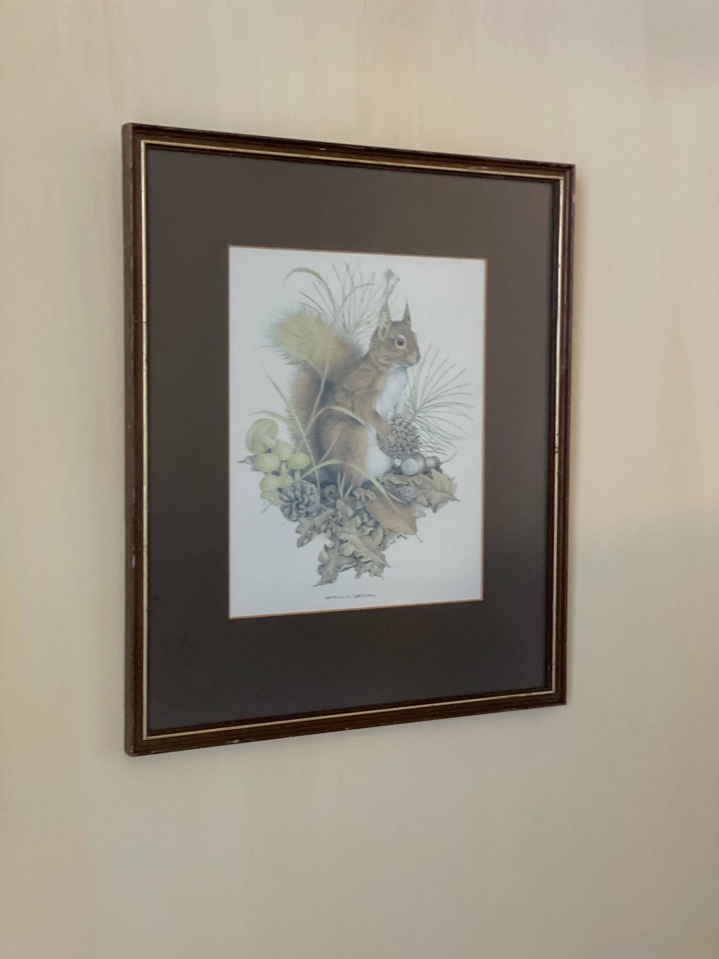 Tablou print ramă de lemn, reproducere pictură Patrick Oxenham