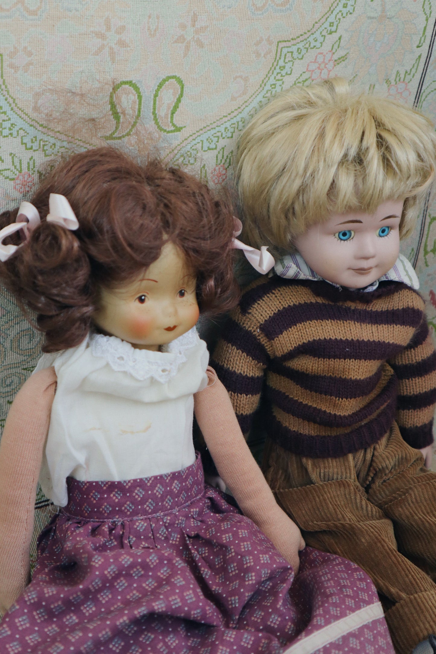 Păpuși vintage din porțelan