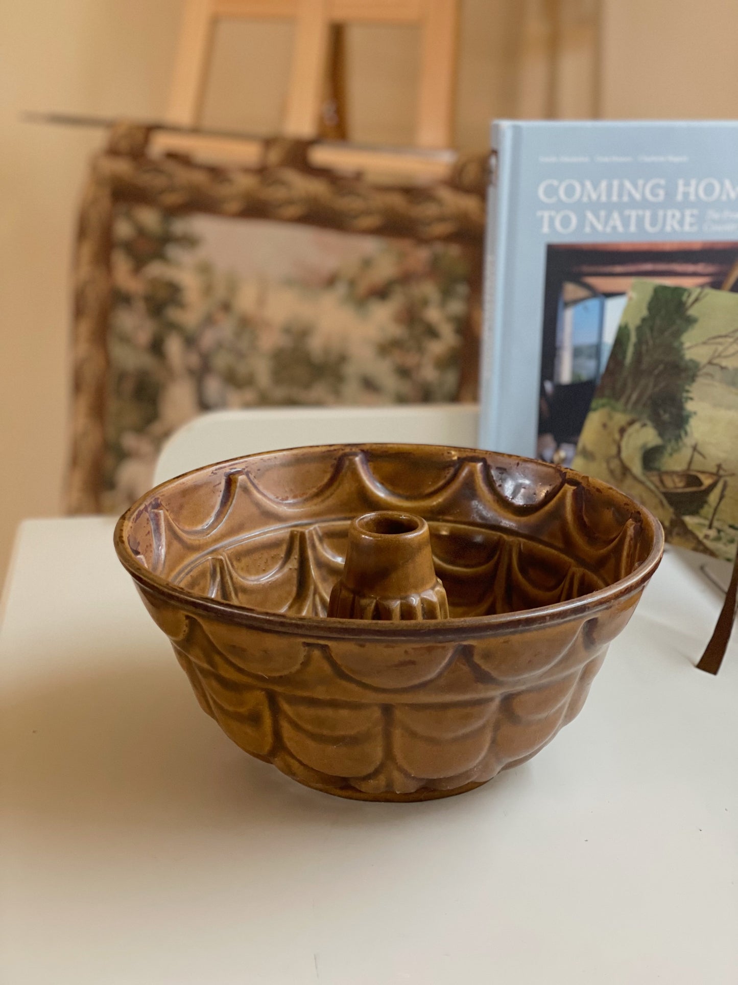 Formă veche pentru bundt din ceramică