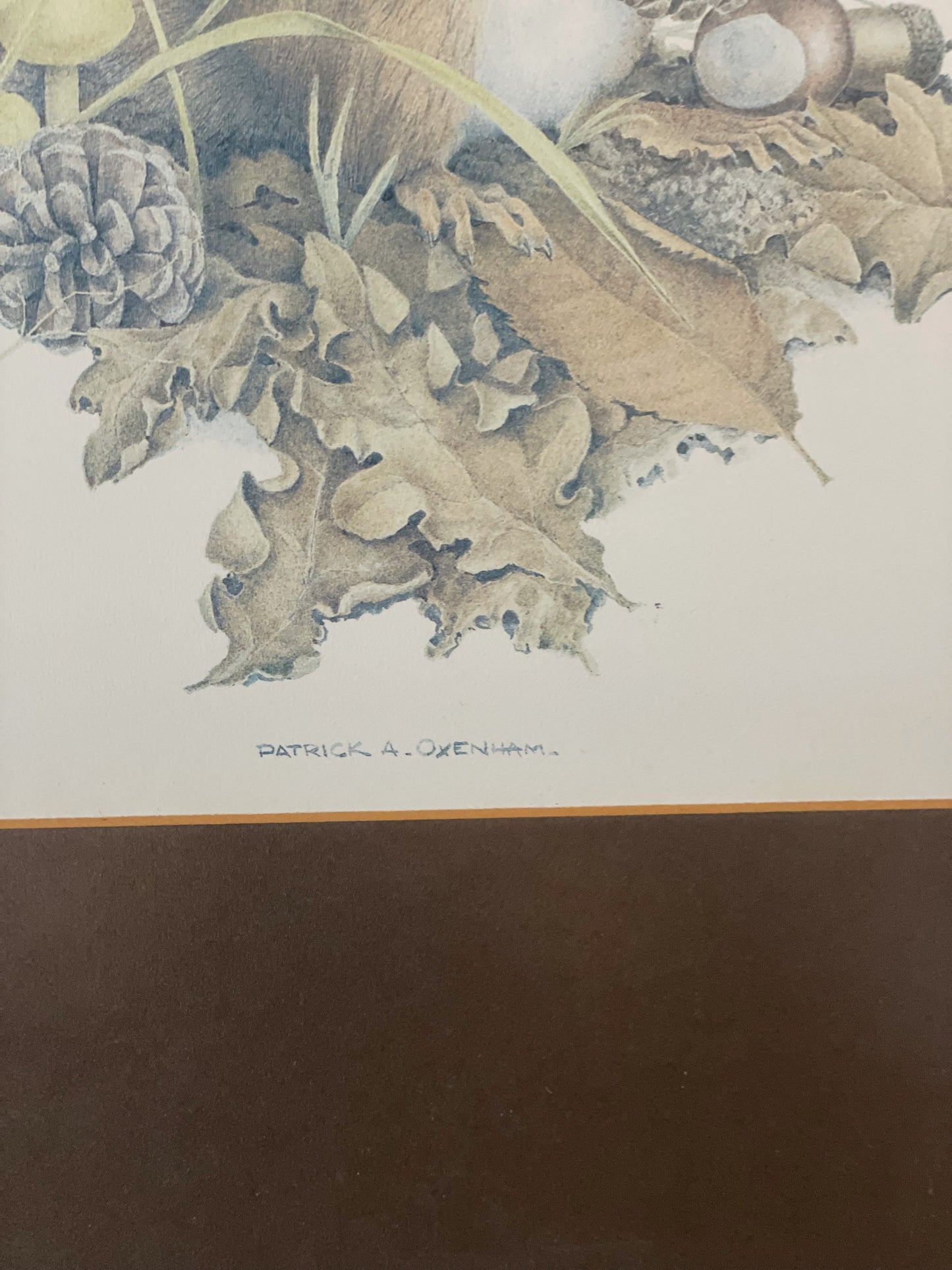 Tablou print ramă de lemn, reproducere pictură Patrick Oxenham