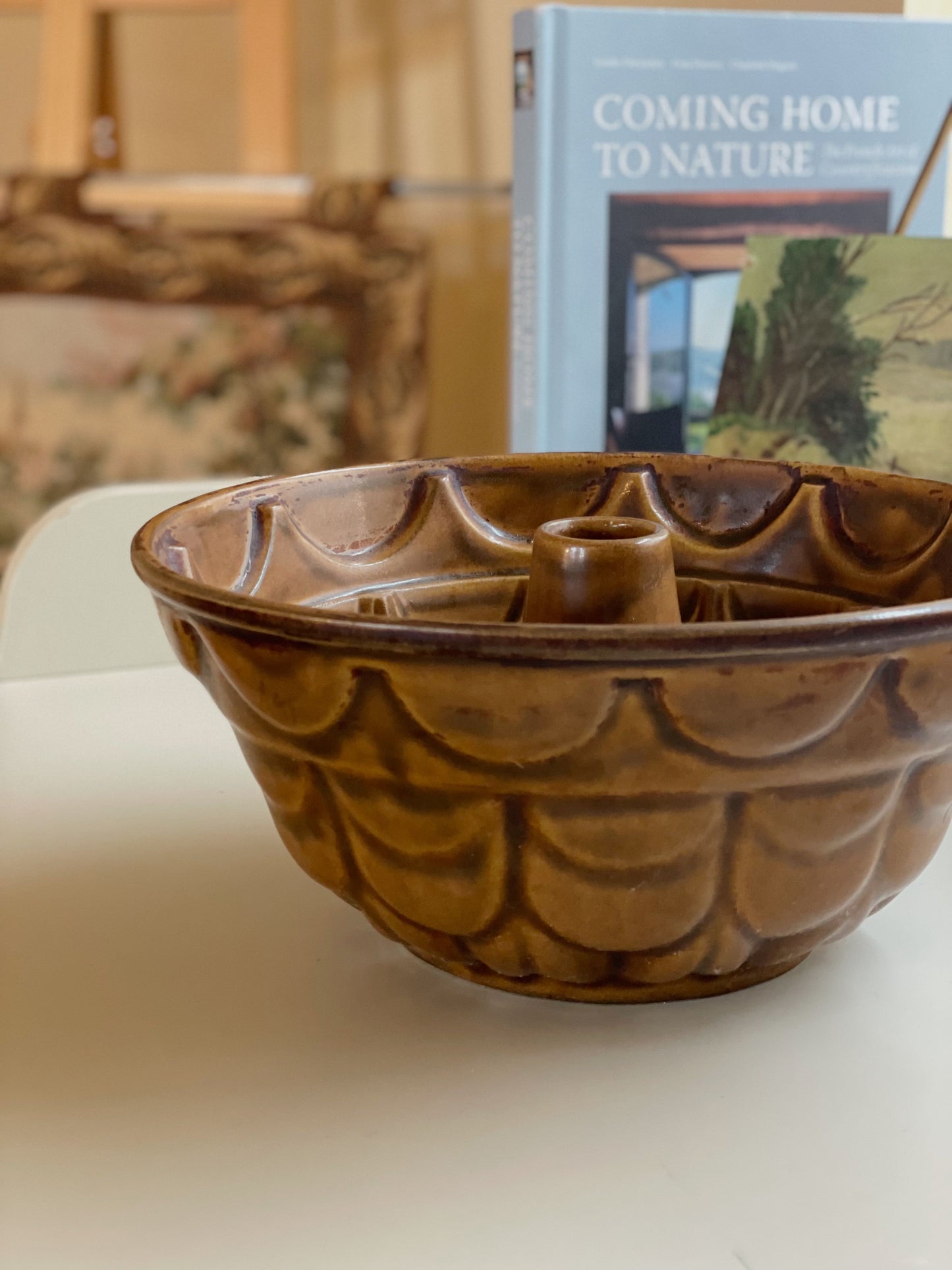 Formă veche pentru bundt din ceramică