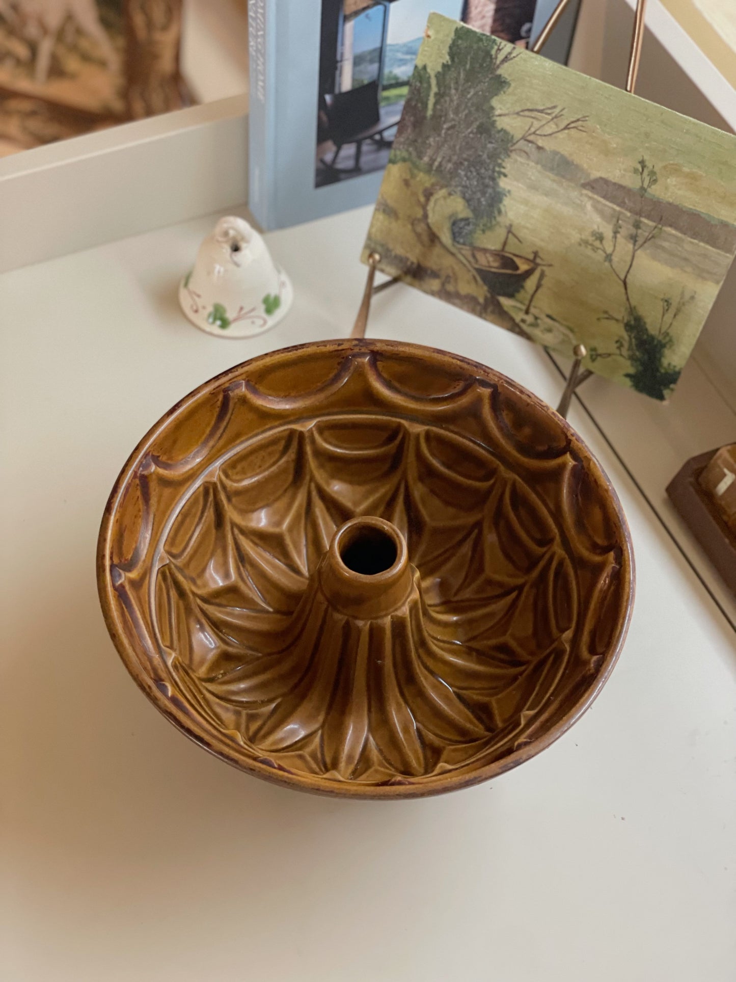 Formă veche pentru bundt din ceramică