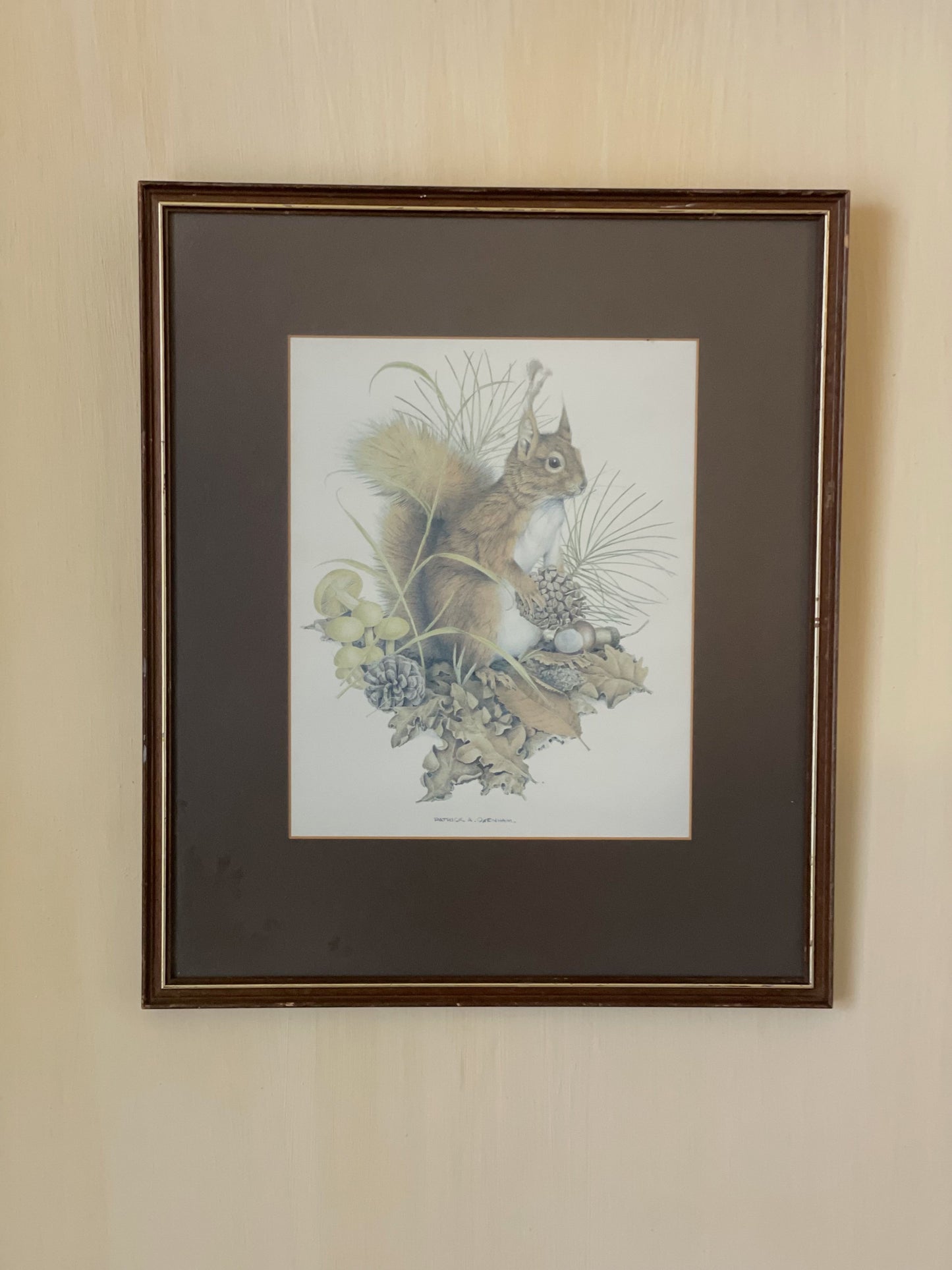 Tablou print ramă de lemn, reproducere pictură Patrick Oxenham