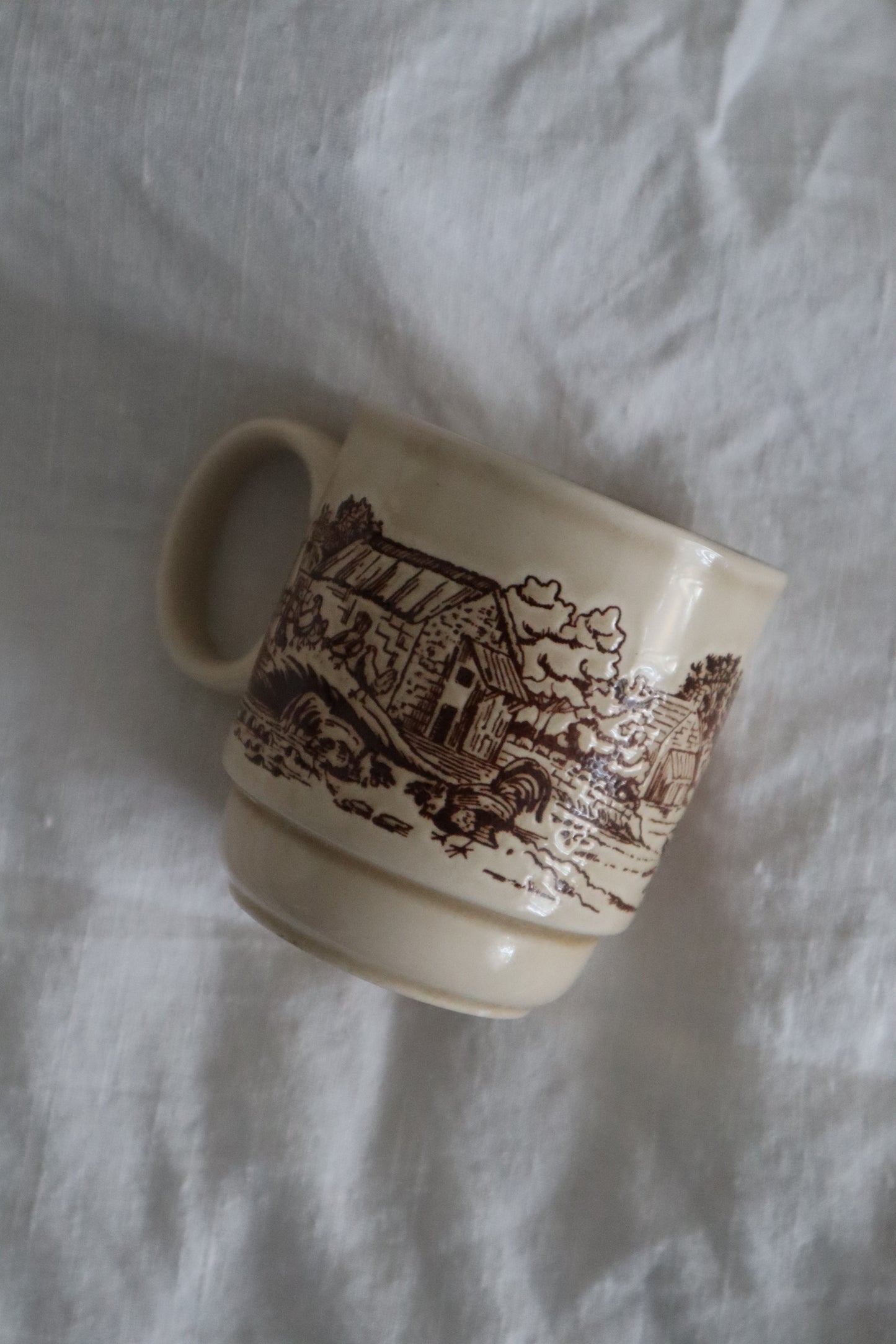 7 căni din ceramică vintage countryside made in England