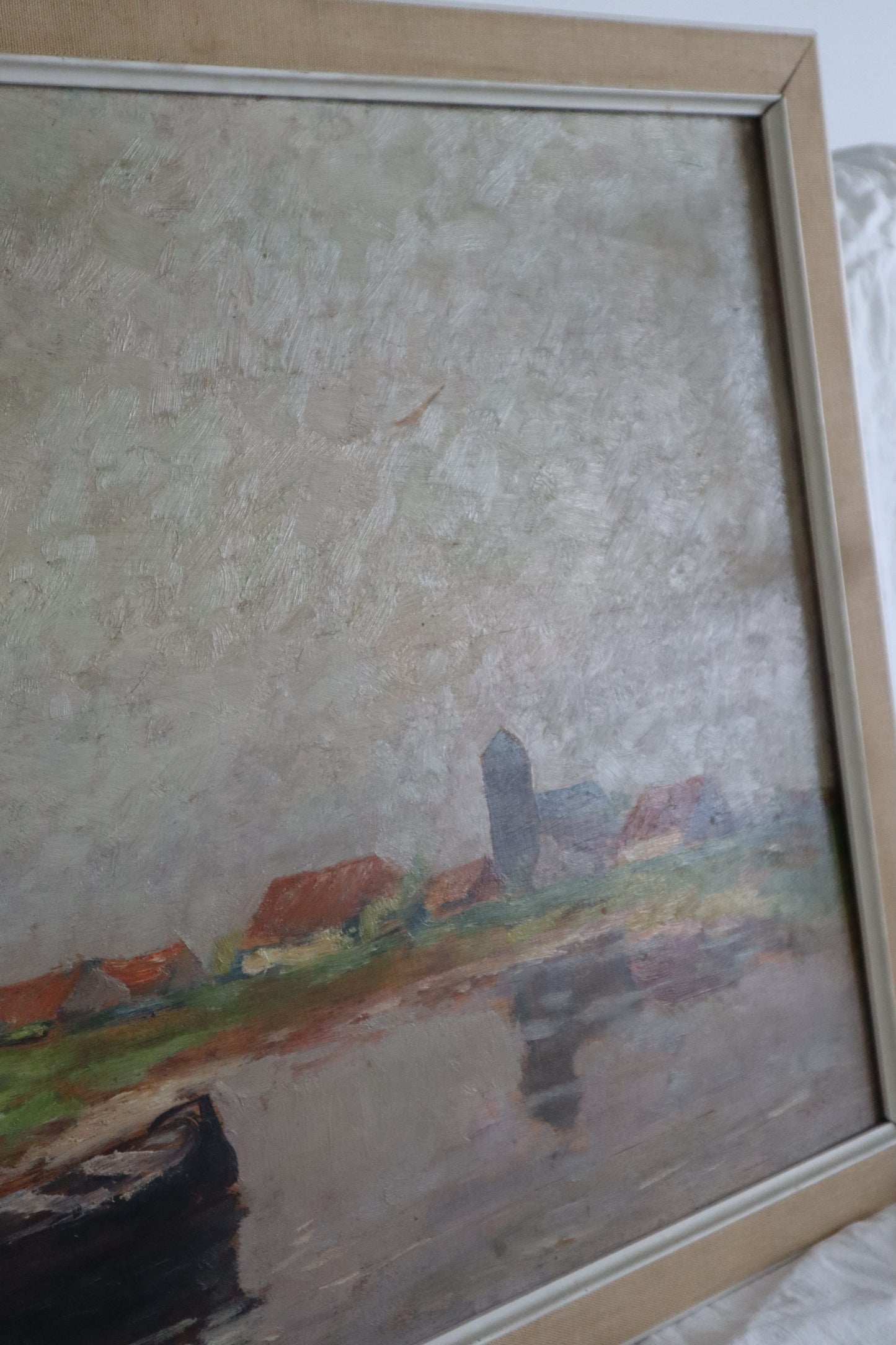 Tablou mare pictat în ulei semnat Richard Falkenberg