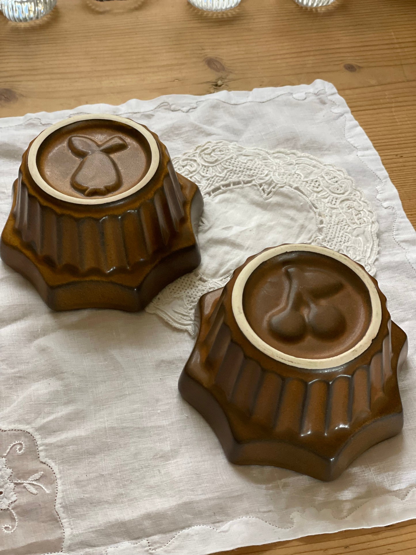 Set de 2 recipiente pentru cuptor din ceramică