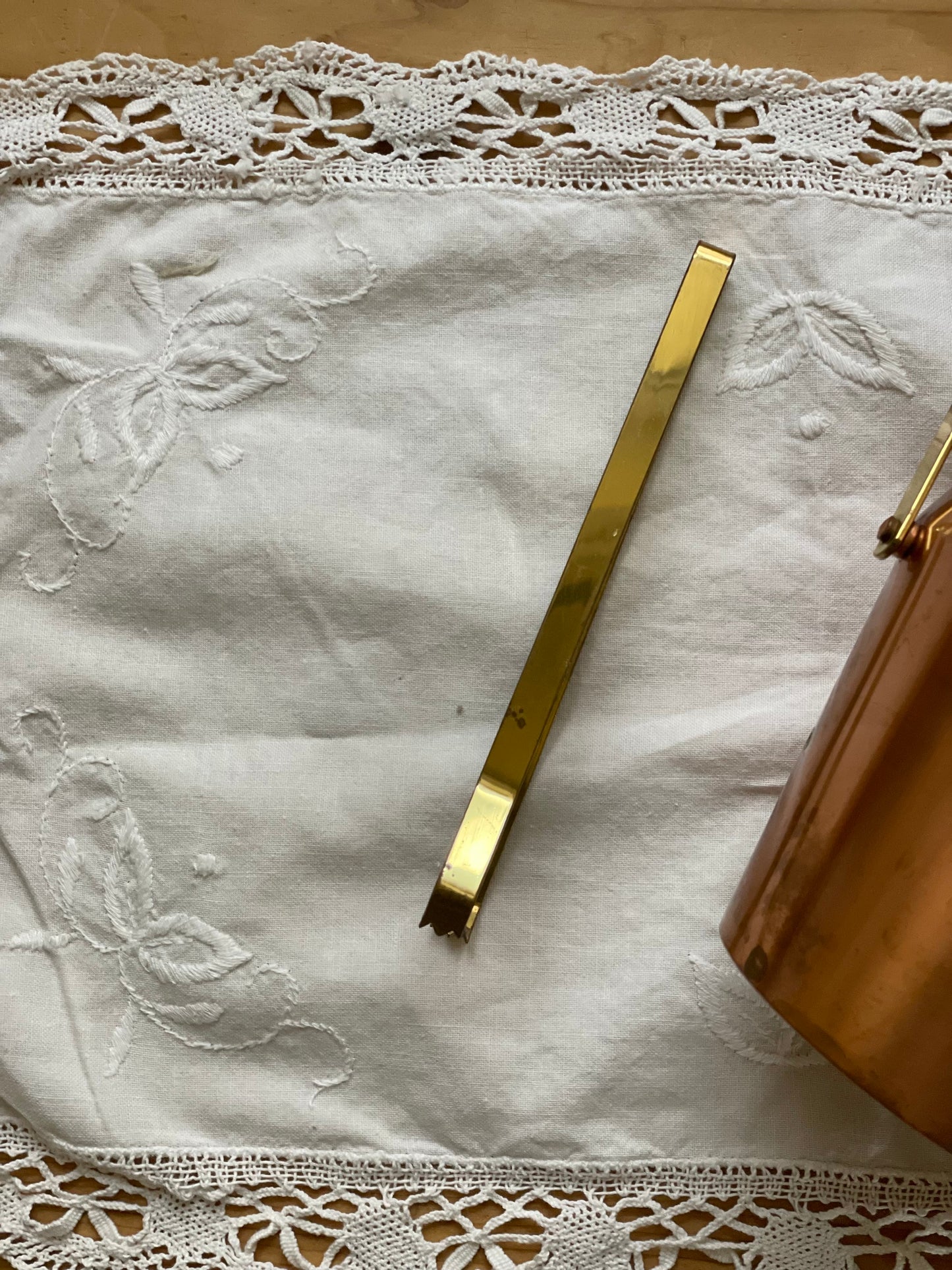 Găletuță și clește din cupru, 1950