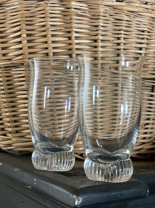 Set 5 pahare cristal mid century
