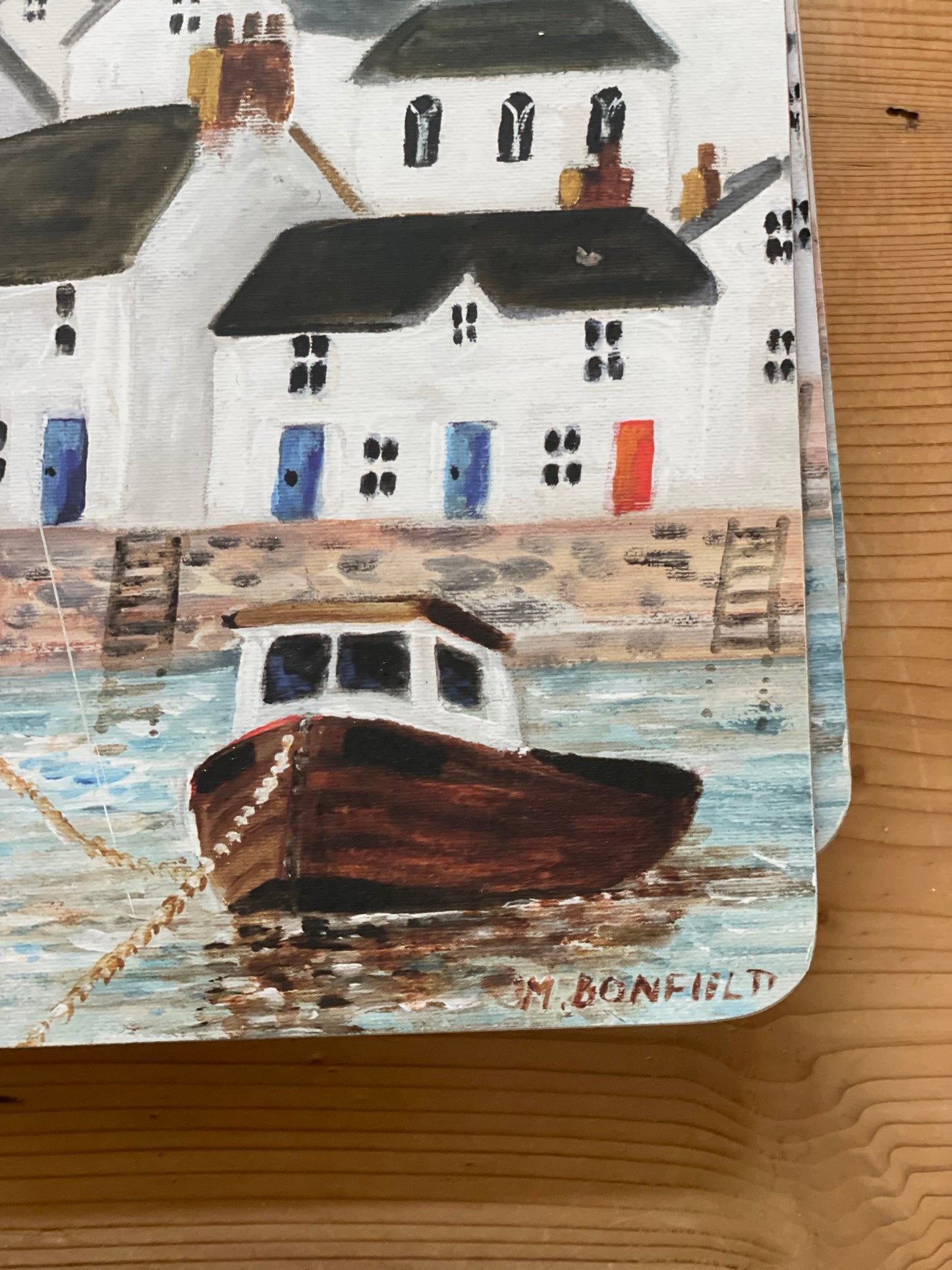 Suporturi farfurii peisaj nautic