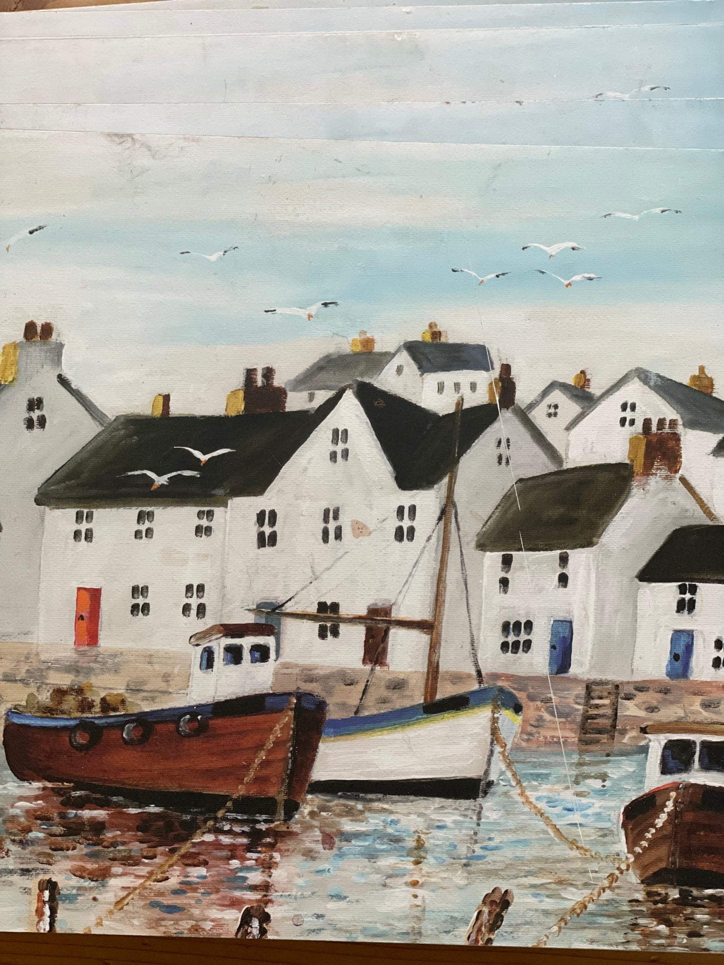 Suporturi farfurii peisaj nautic