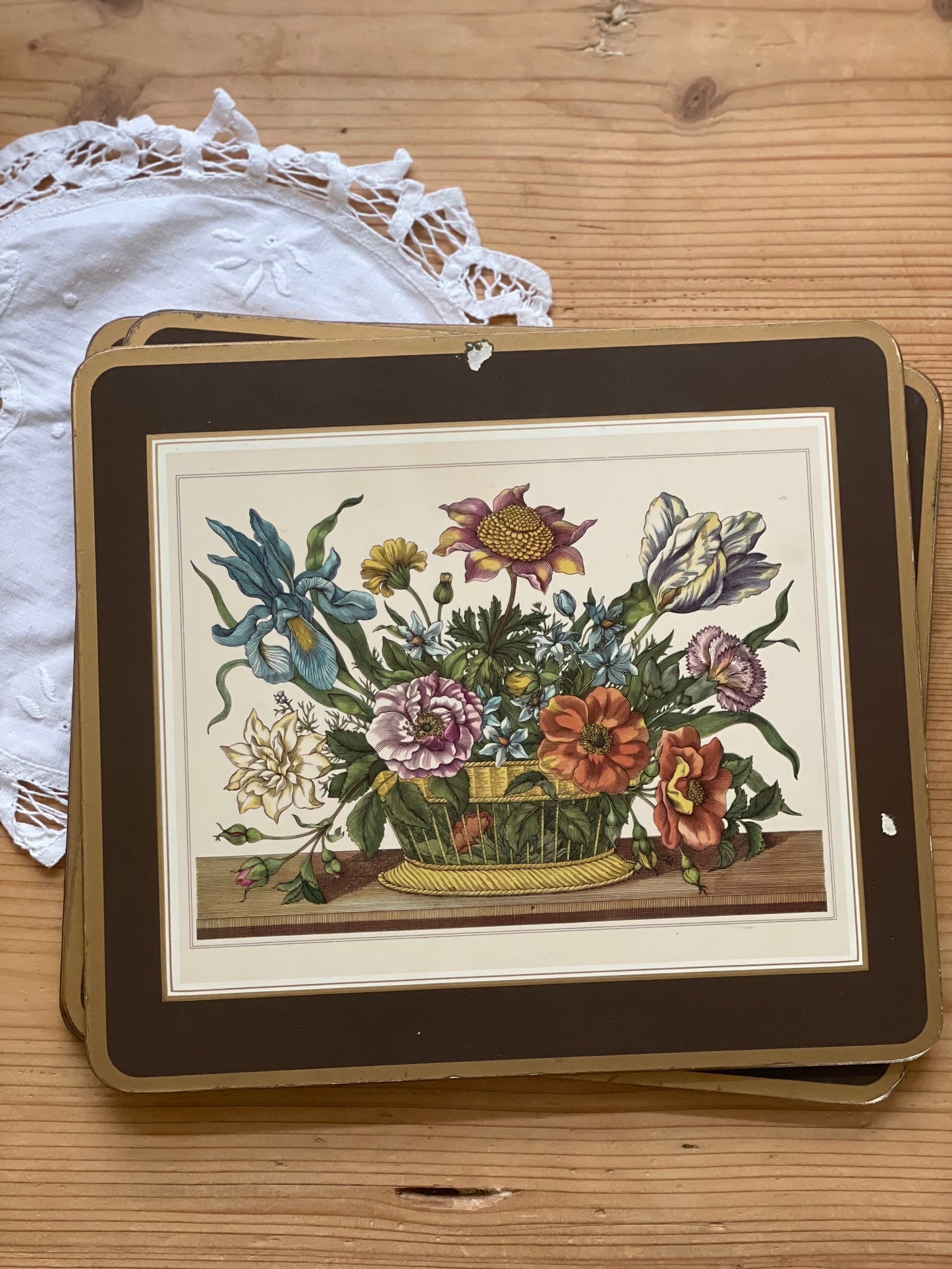 Set 5 covorașe de masă vintage