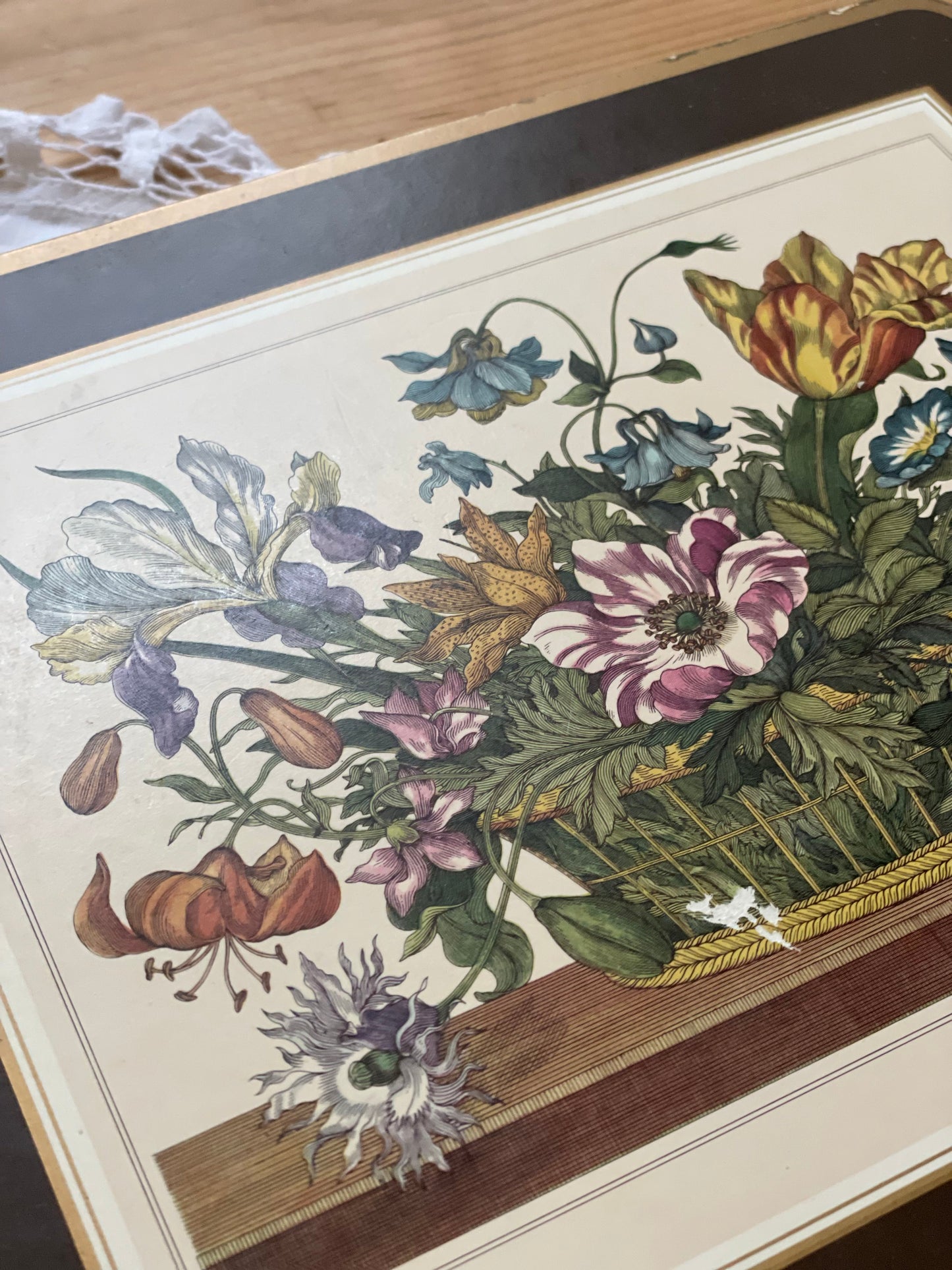 Set 5 covorașe de masă vintage