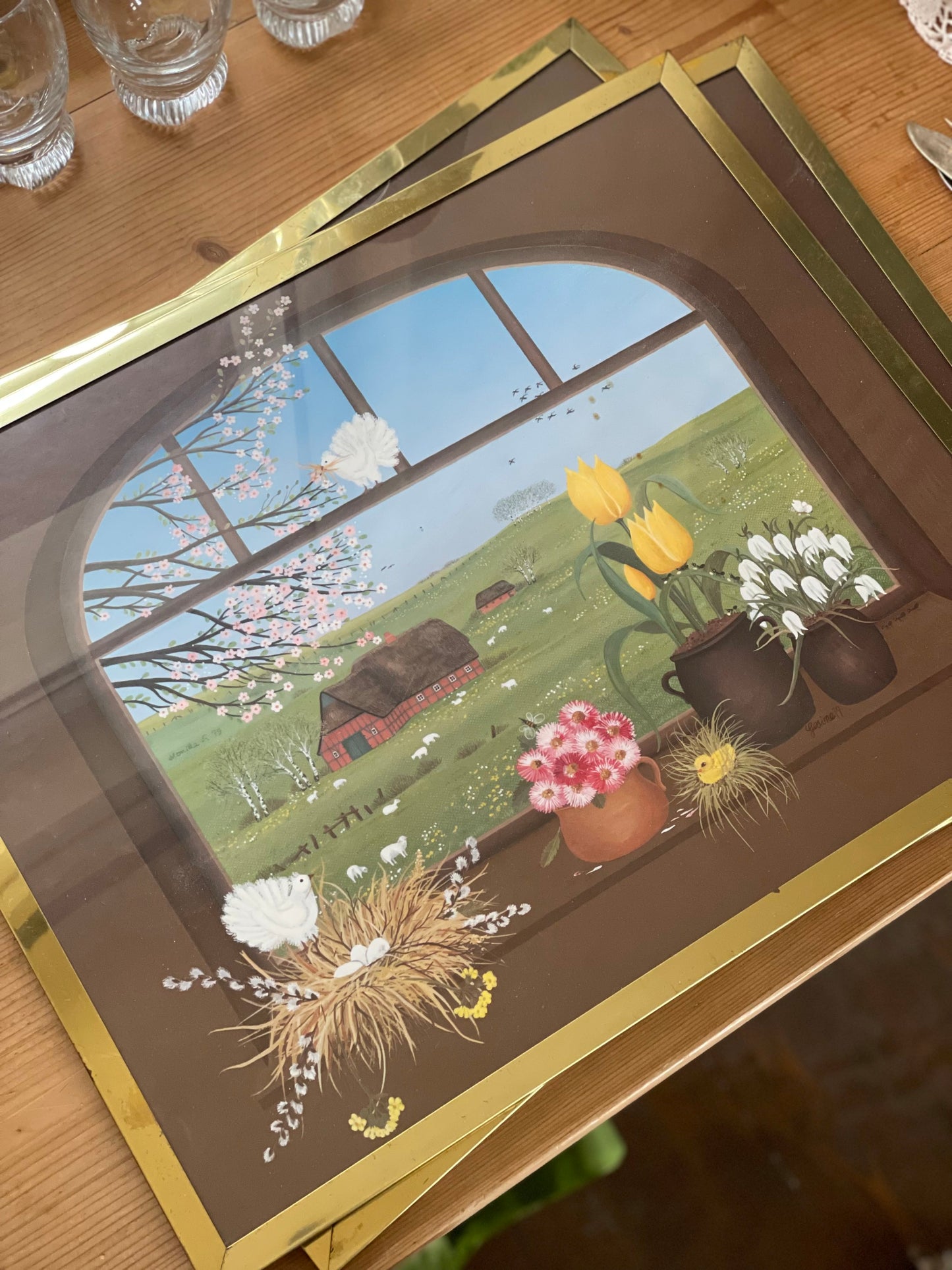 Postere/tablouri înrămate nostalgie rurală