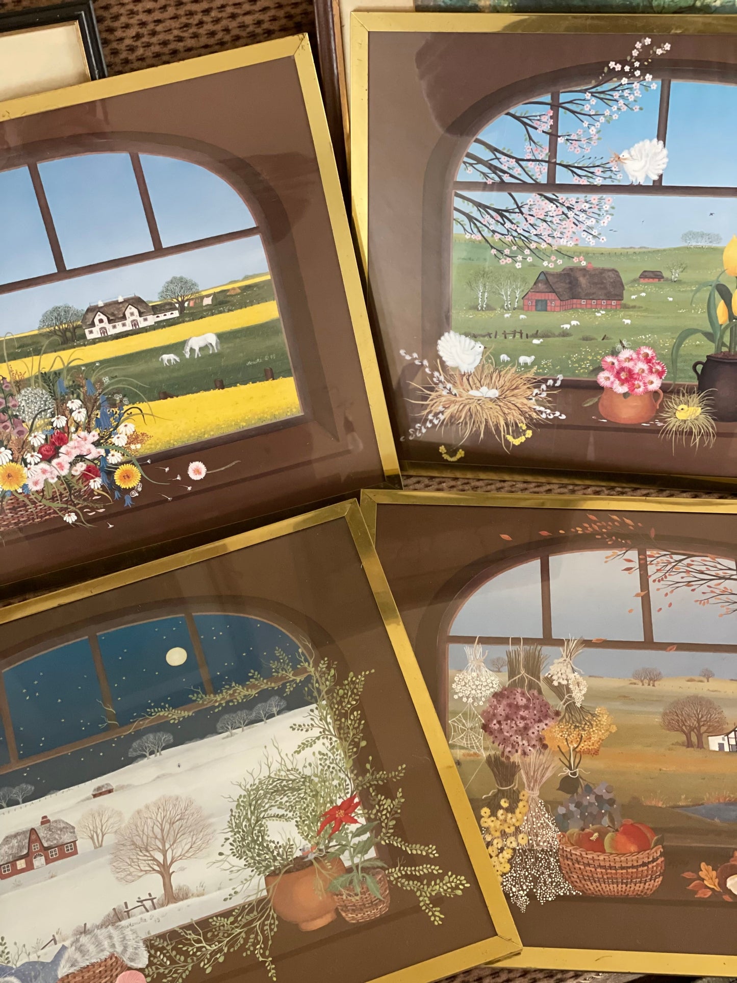 Postere/tablouri înrămate nostalgie rurală