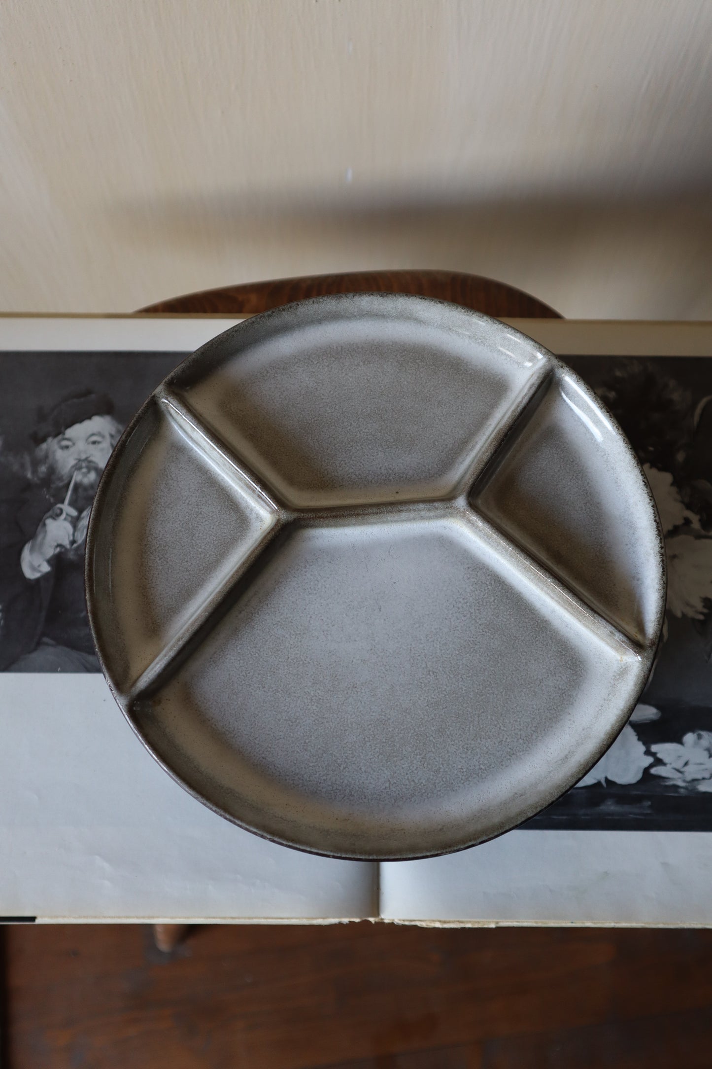 Set 6 farfurii compartimentate din ceramică glazurată