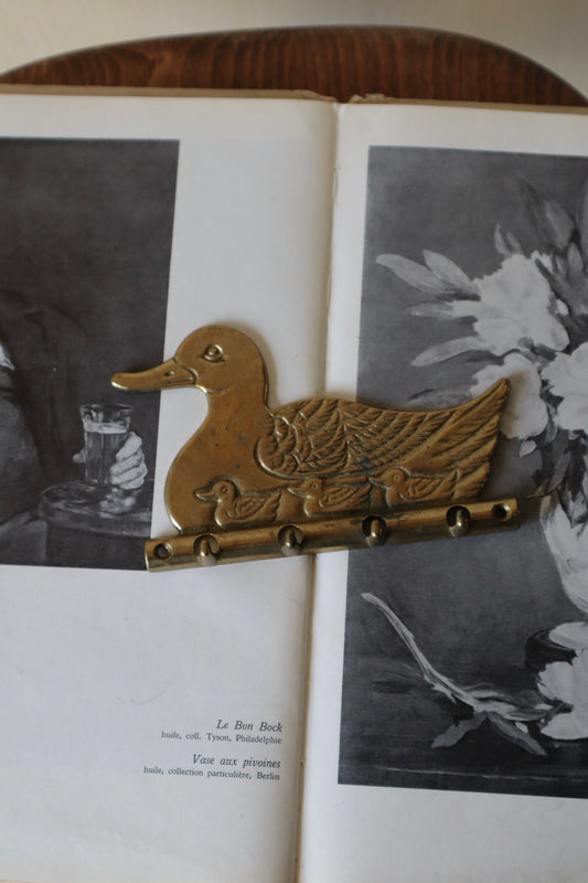 Cuier din alamă formă rațușcă