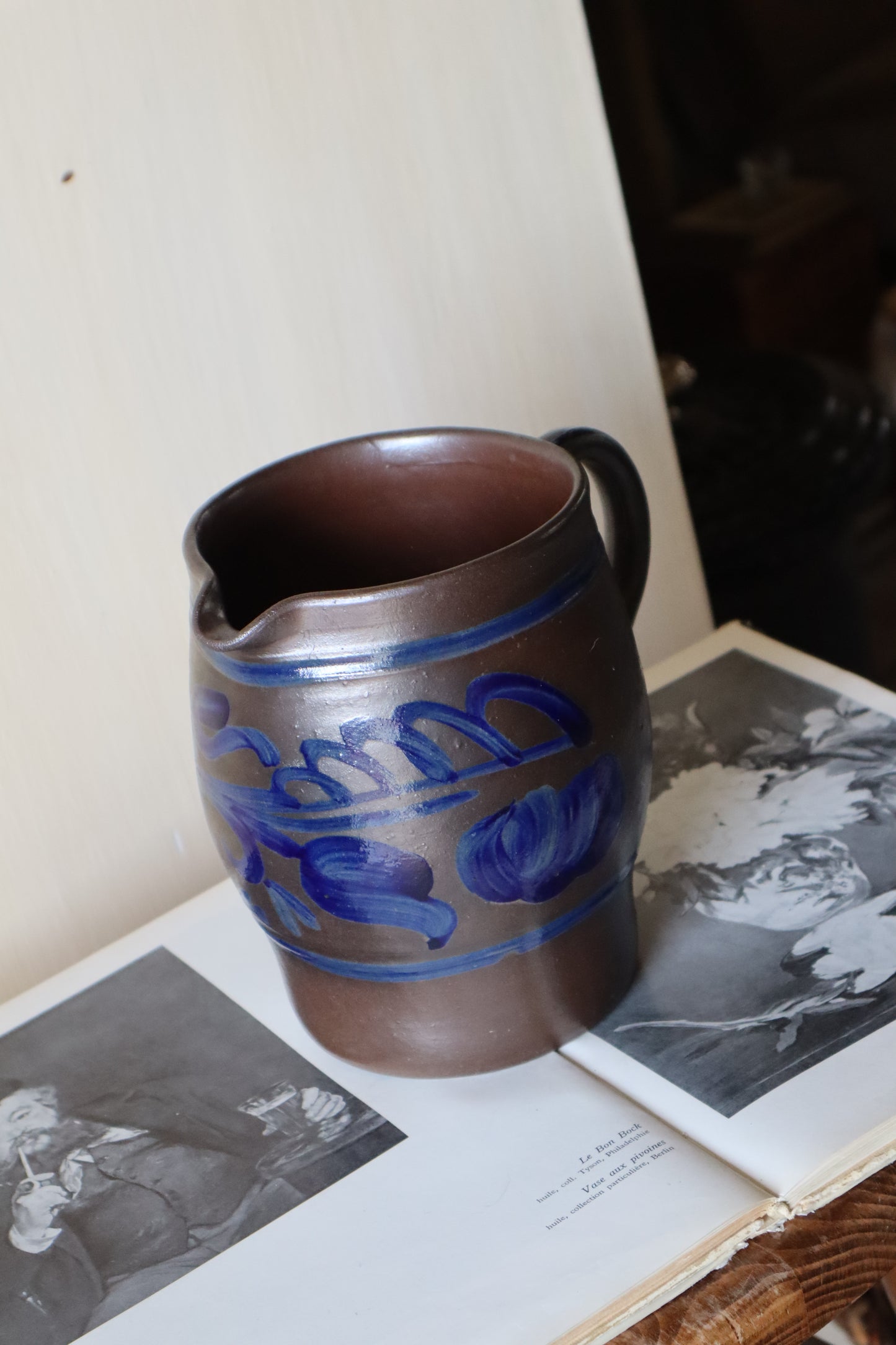 Ulcior mare din lut glazurat sec XX