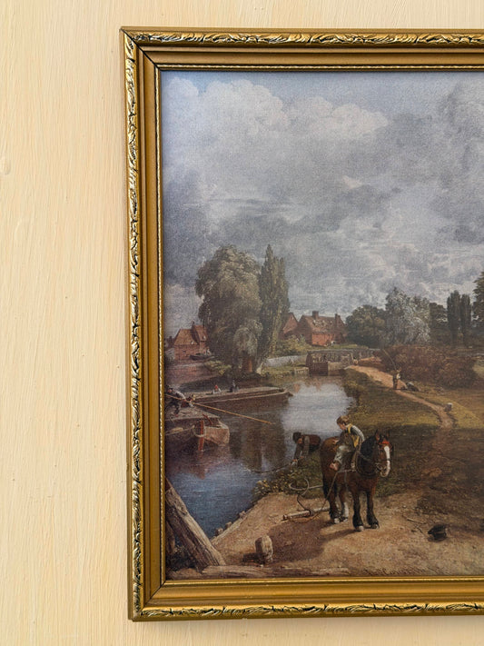 Print înrămat pictura de John Constable "The Hay Wain"