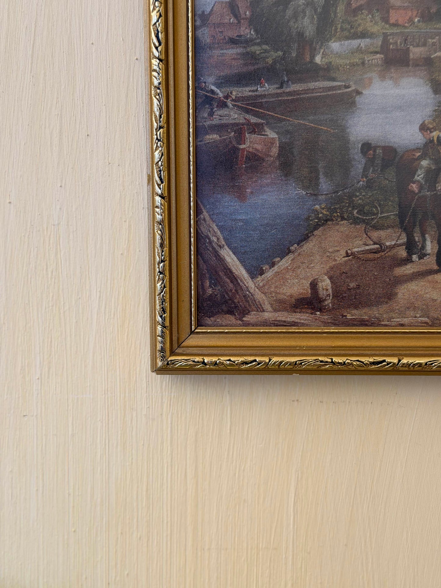 Print înrămat pictura de John Constable "The Hay Wain"