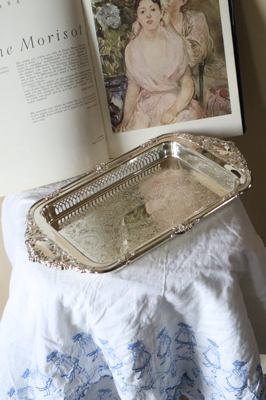 Tavă servire placată cu argint WMF