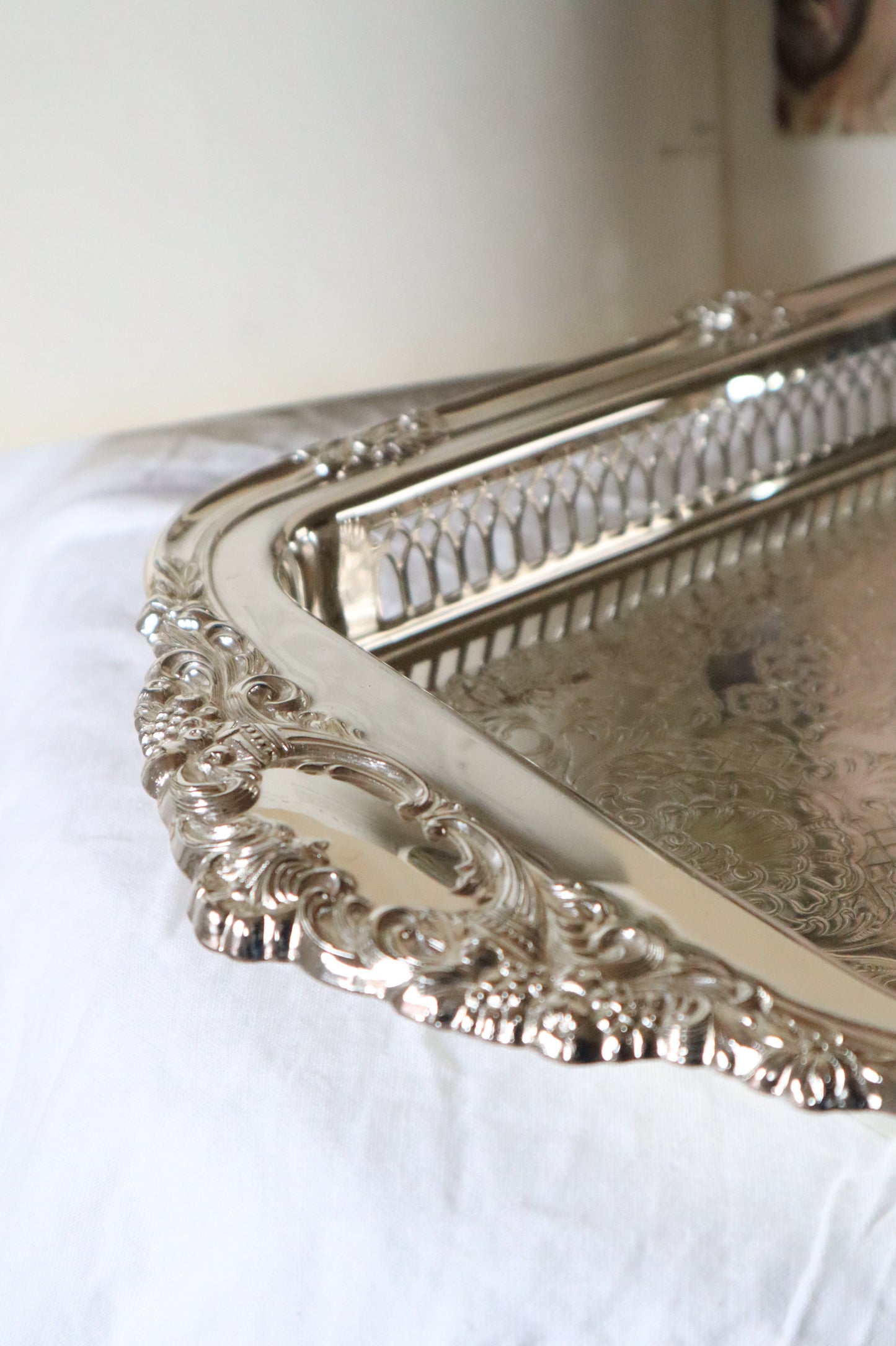 Tavă servire placată cu argint WMF