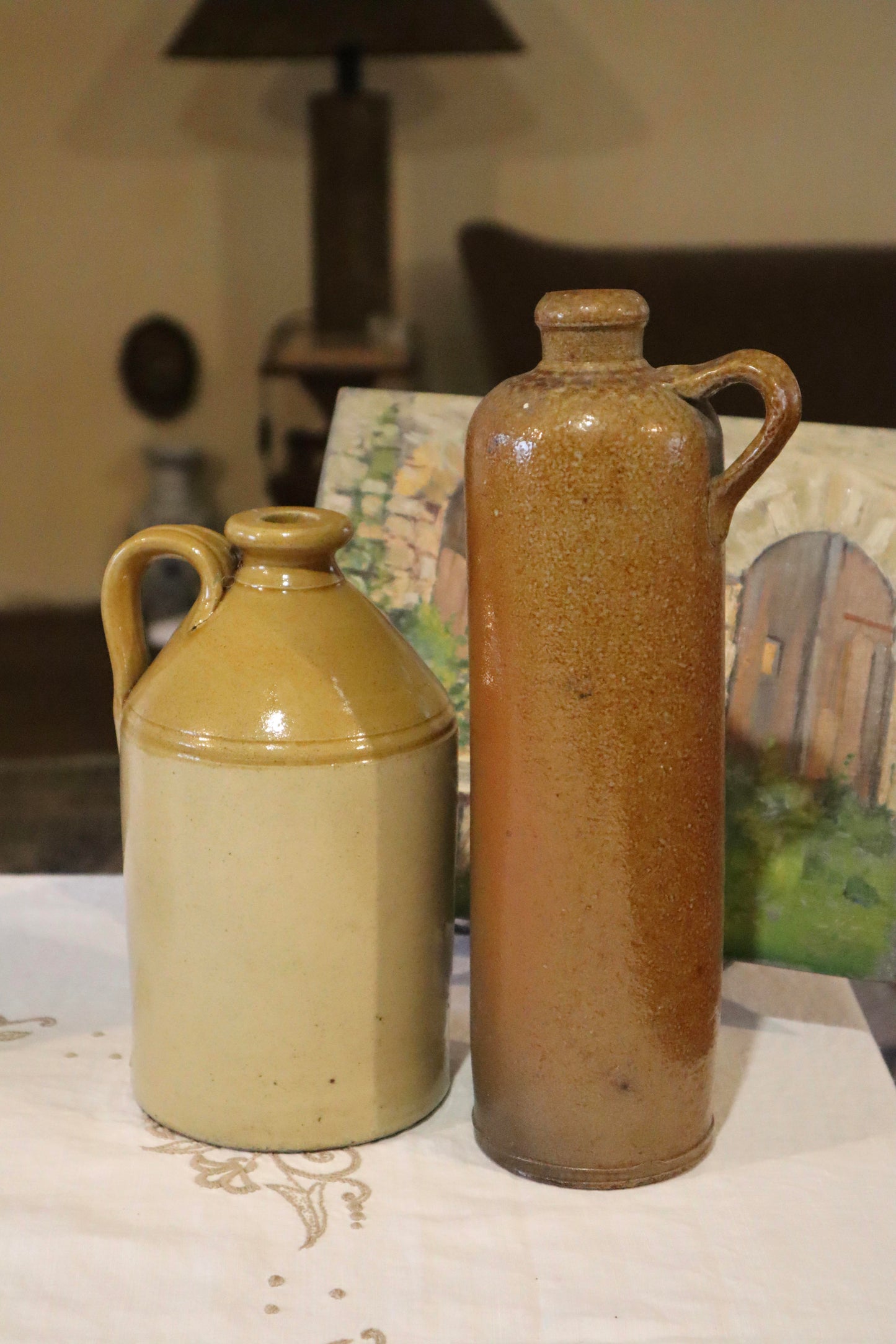 Sticlă din lut glazură sare, sec XIX