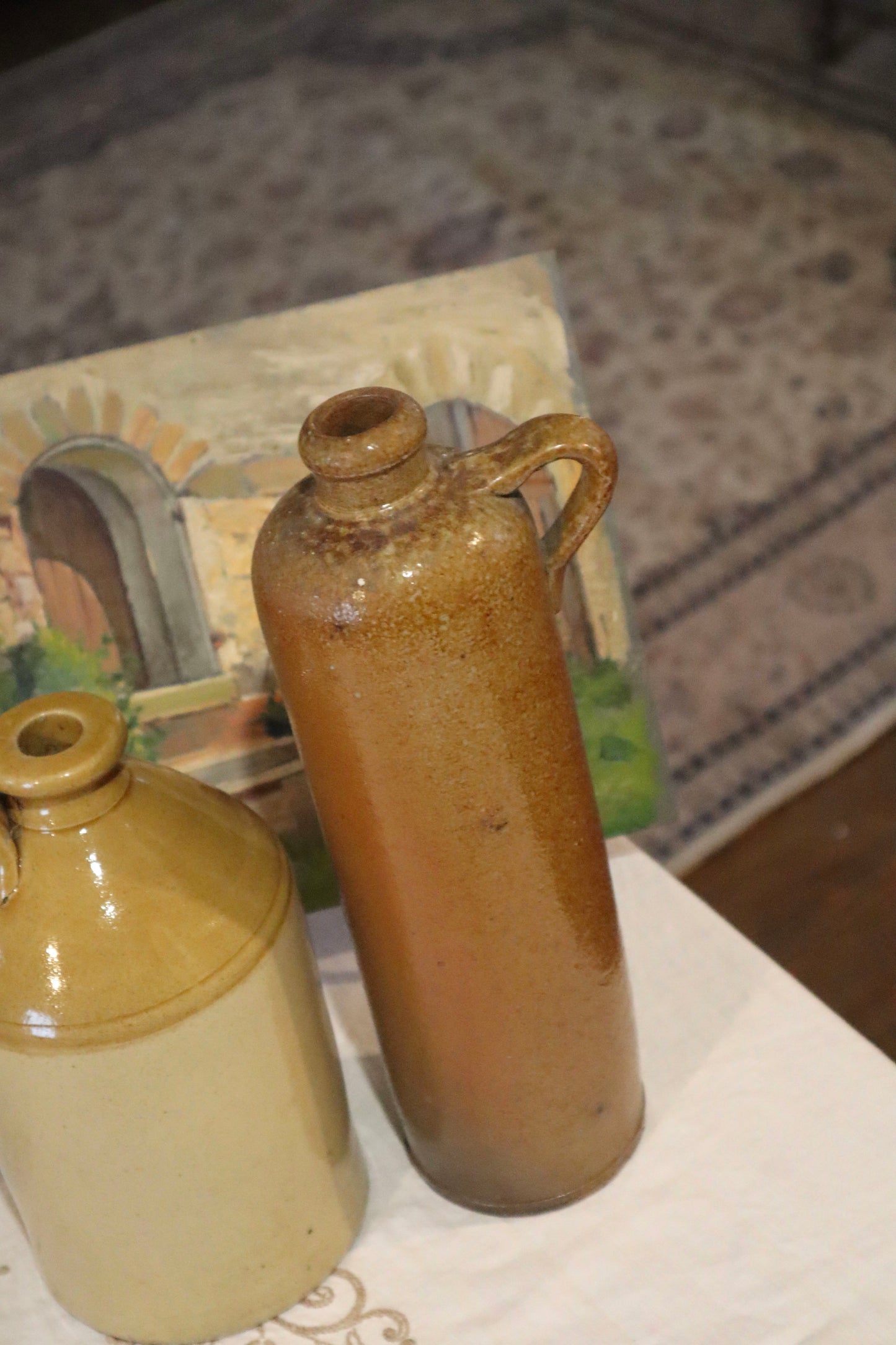 Sticlă din lut glazură sare, sec XIX