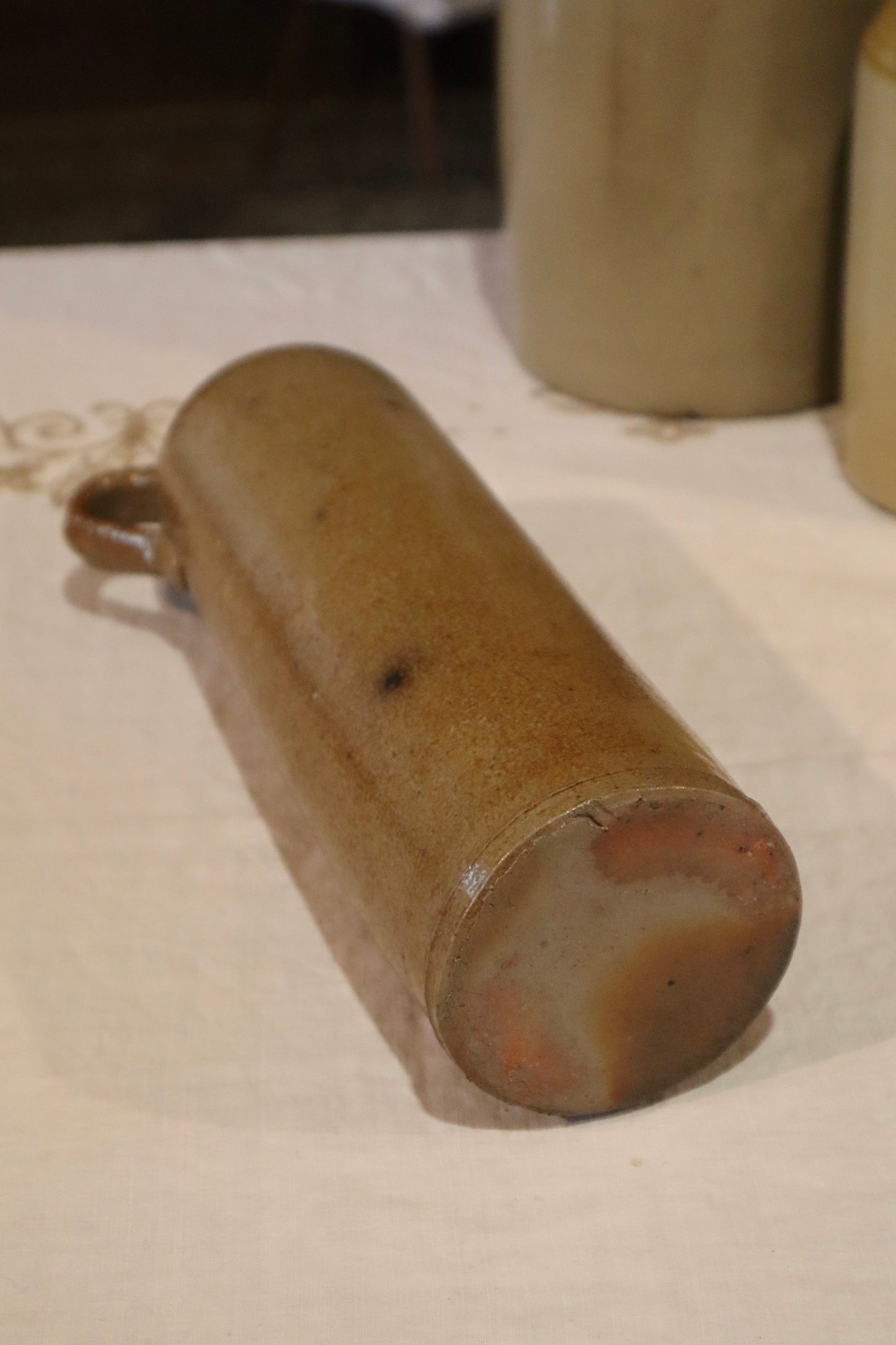 Sticlă din lut glazură sare, sec XIX