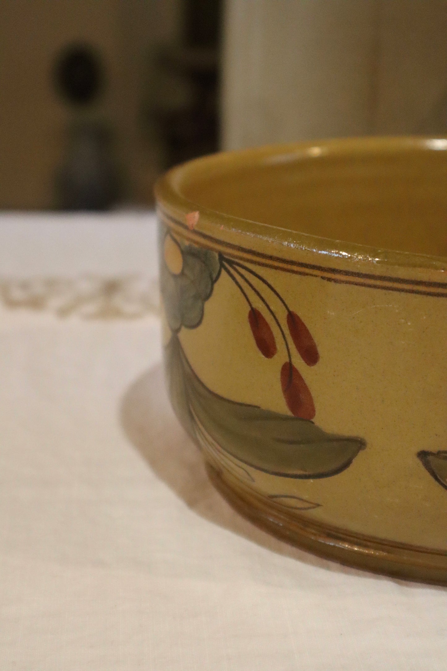 Vas din ceramică portugheză, lucrat manual