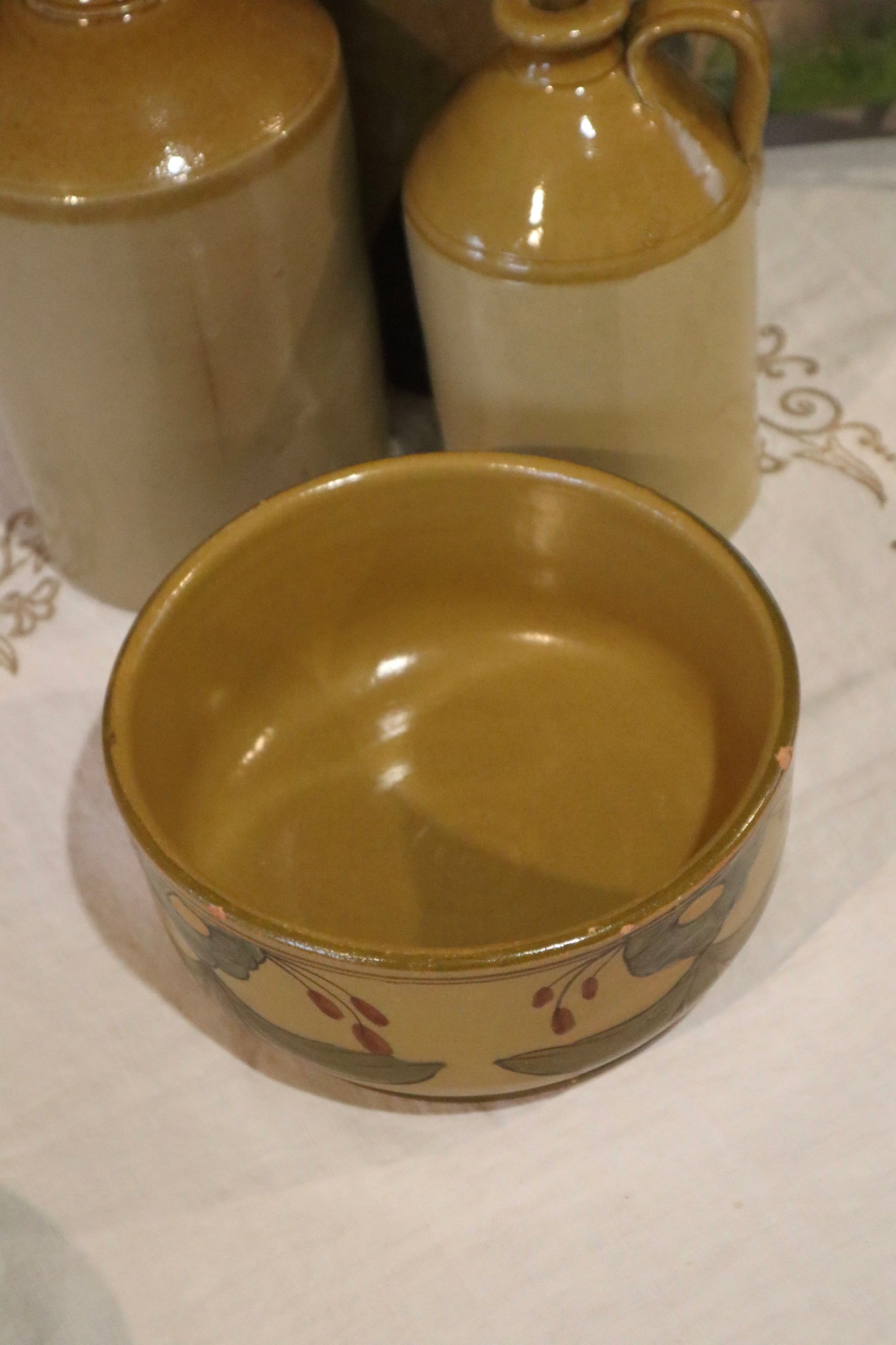 Vas din ceramică portugheză, lucrat manual