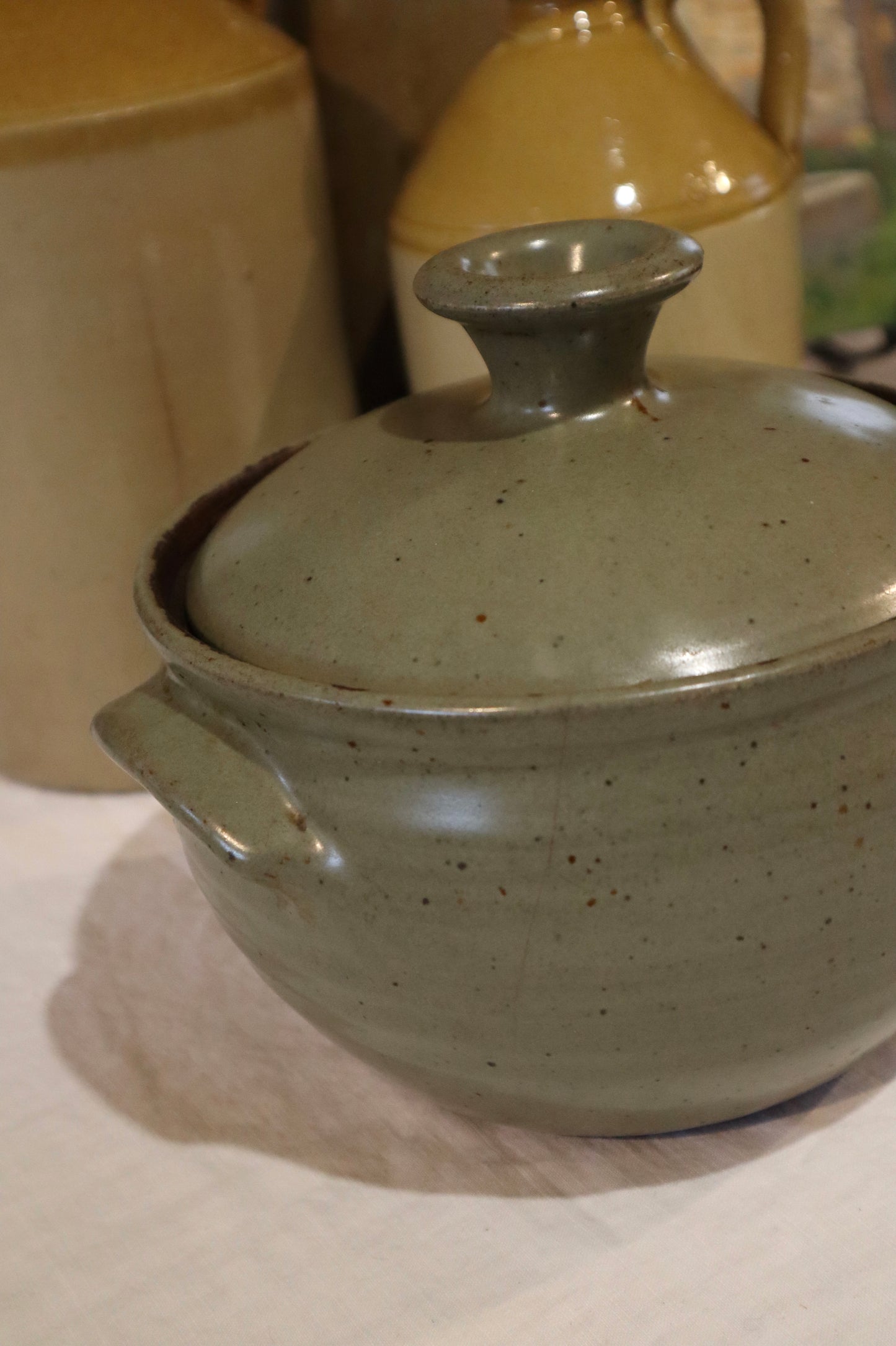 Vas de copt din ceramică japoneză