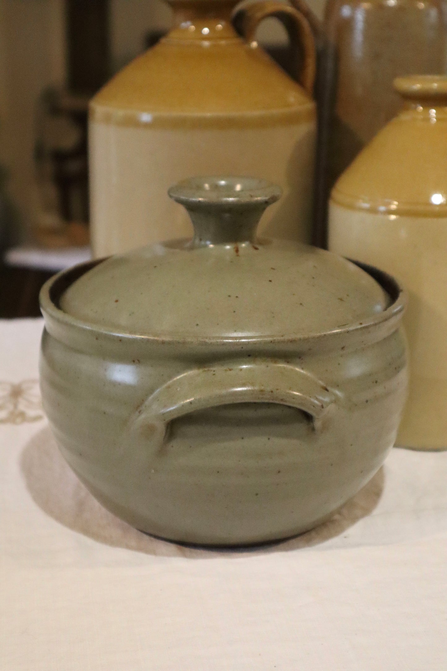 Vas de copt din ceramică japoneză