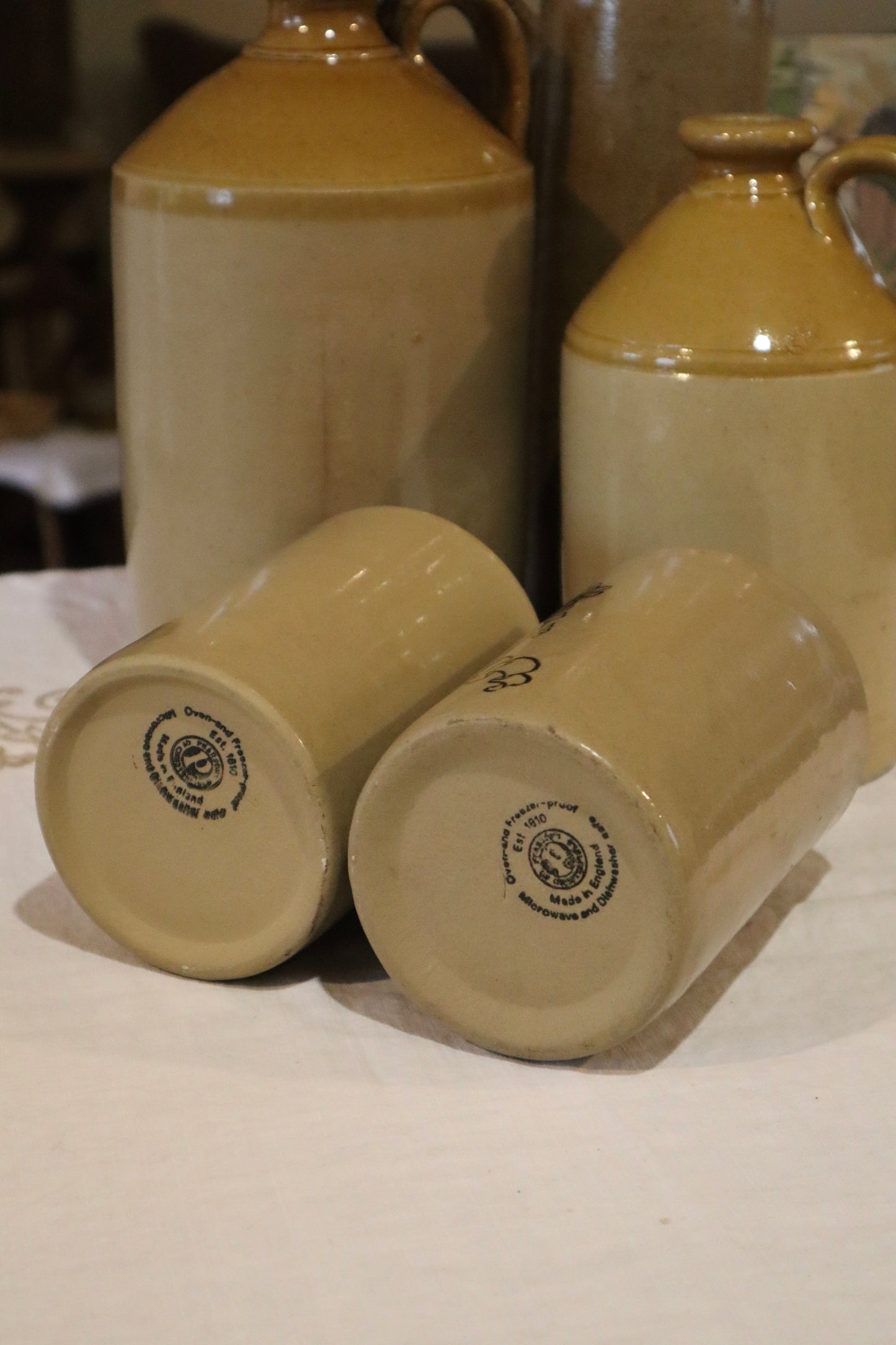 Vas depozitare tacâmuri ceramică englezească