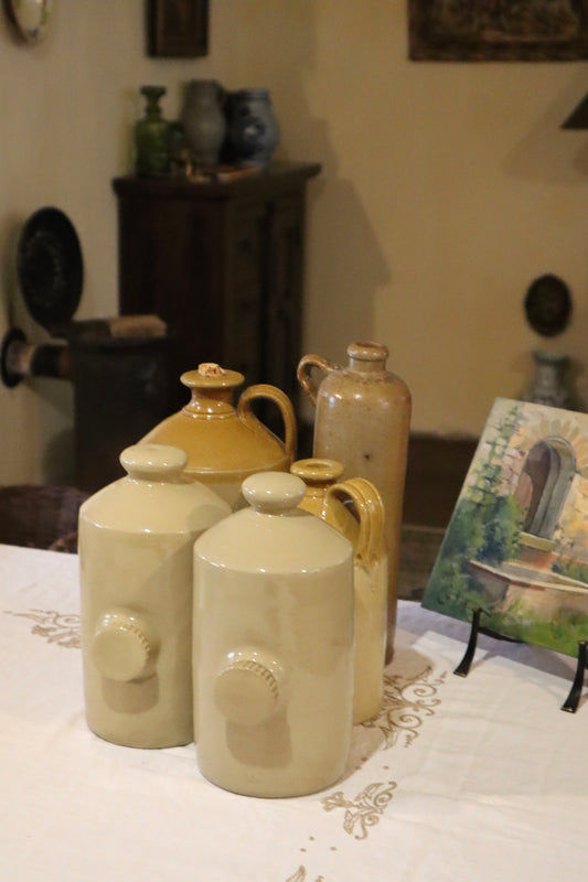 Vase din lut victoriene/georgiene, sec XIX