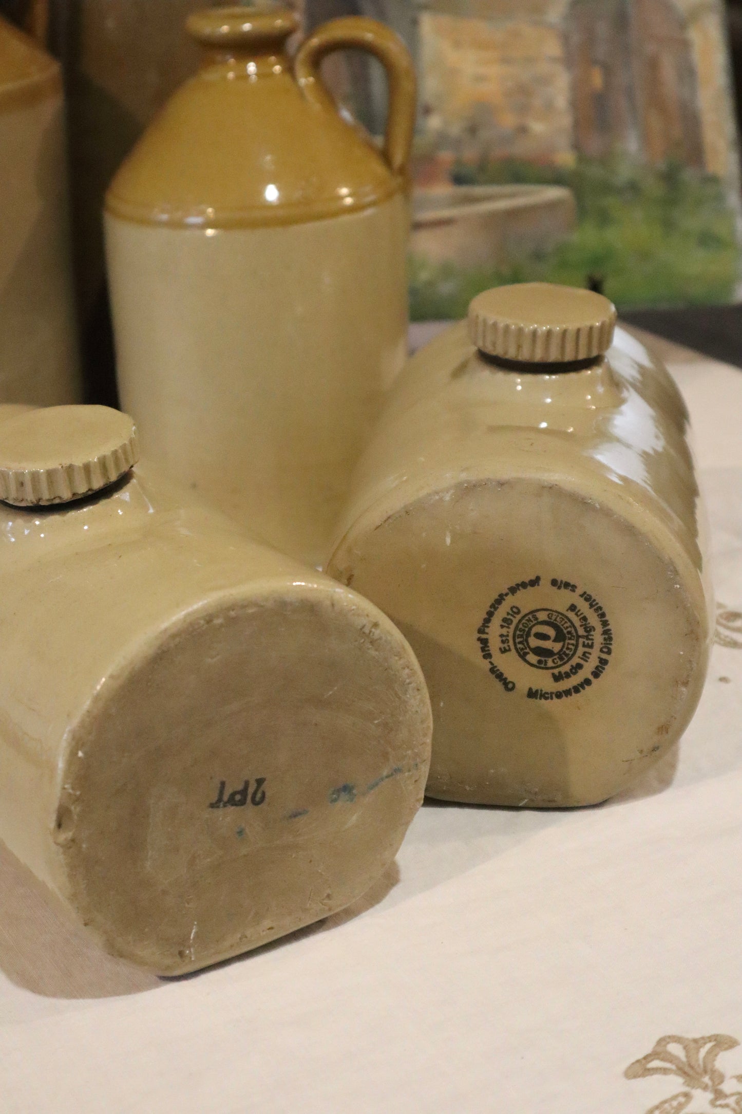 Vase din lut victoriene/georgiene, sec XIX