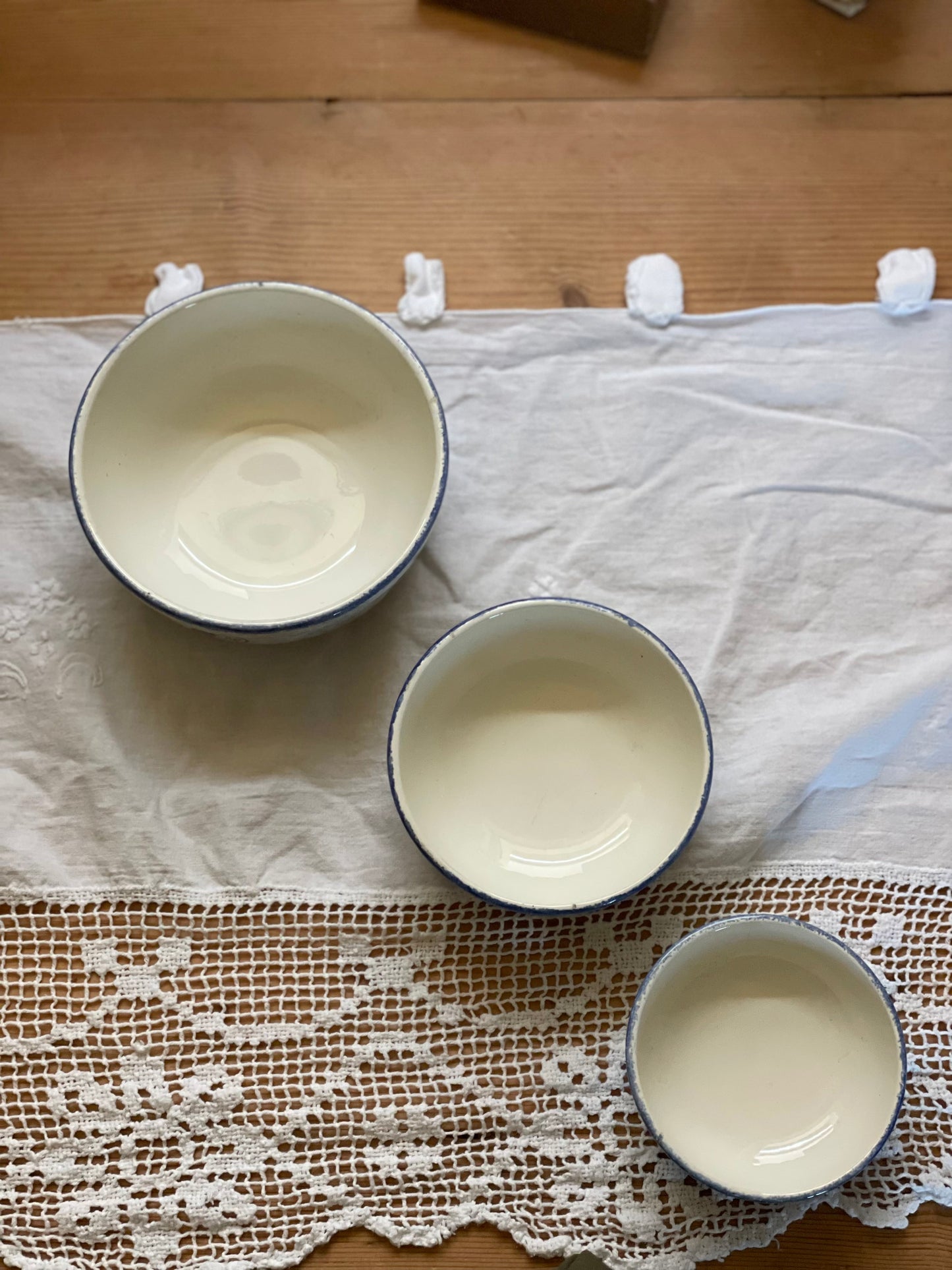 Set 3 boluri de mixare din ceramică