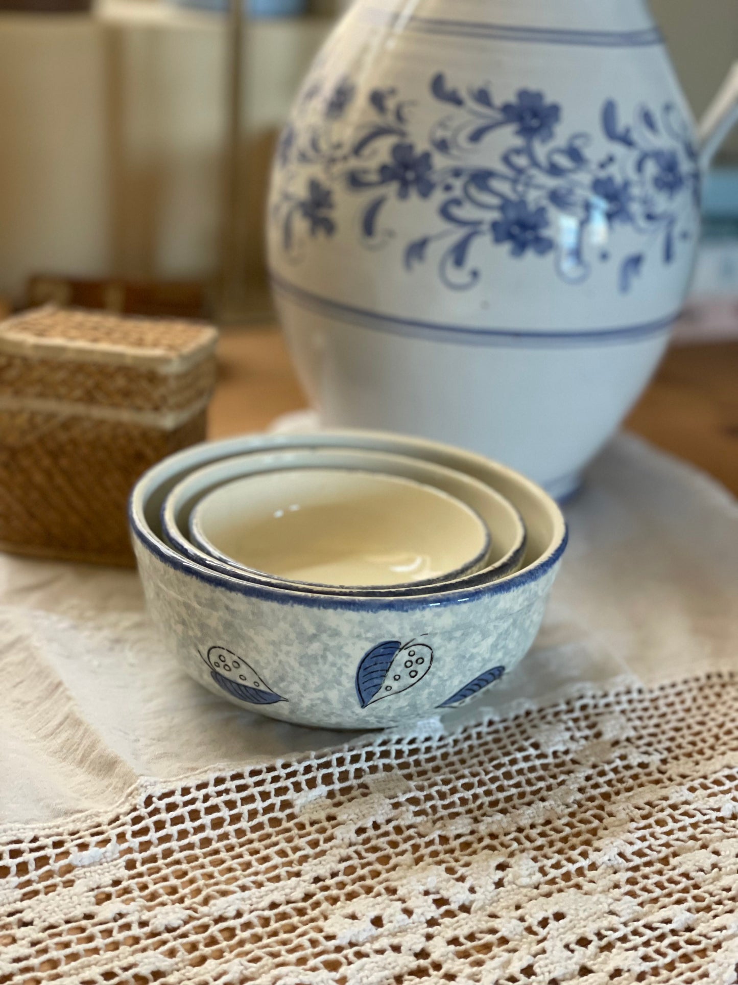 Set 3 boluri de mixare din ceramică