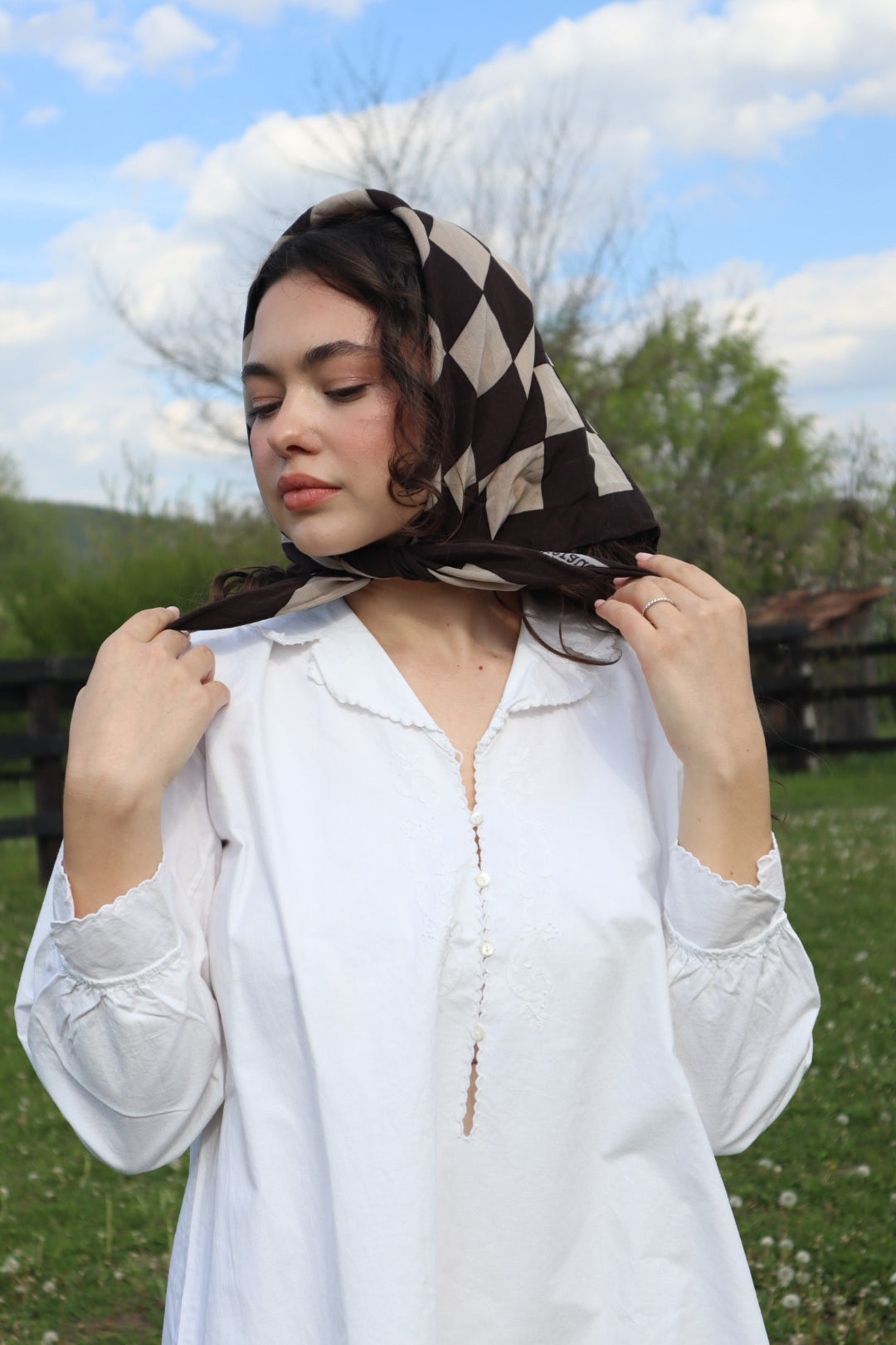Rochie de noapte vintage "Agathe" autentică din Franța cca 1900