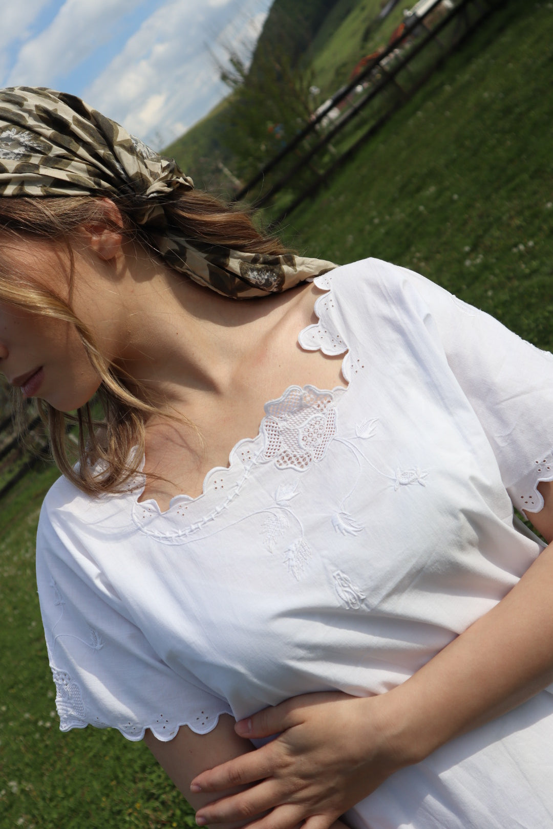 Rochie de noapte vintage "Eloise" autentică din Franța cca 1920