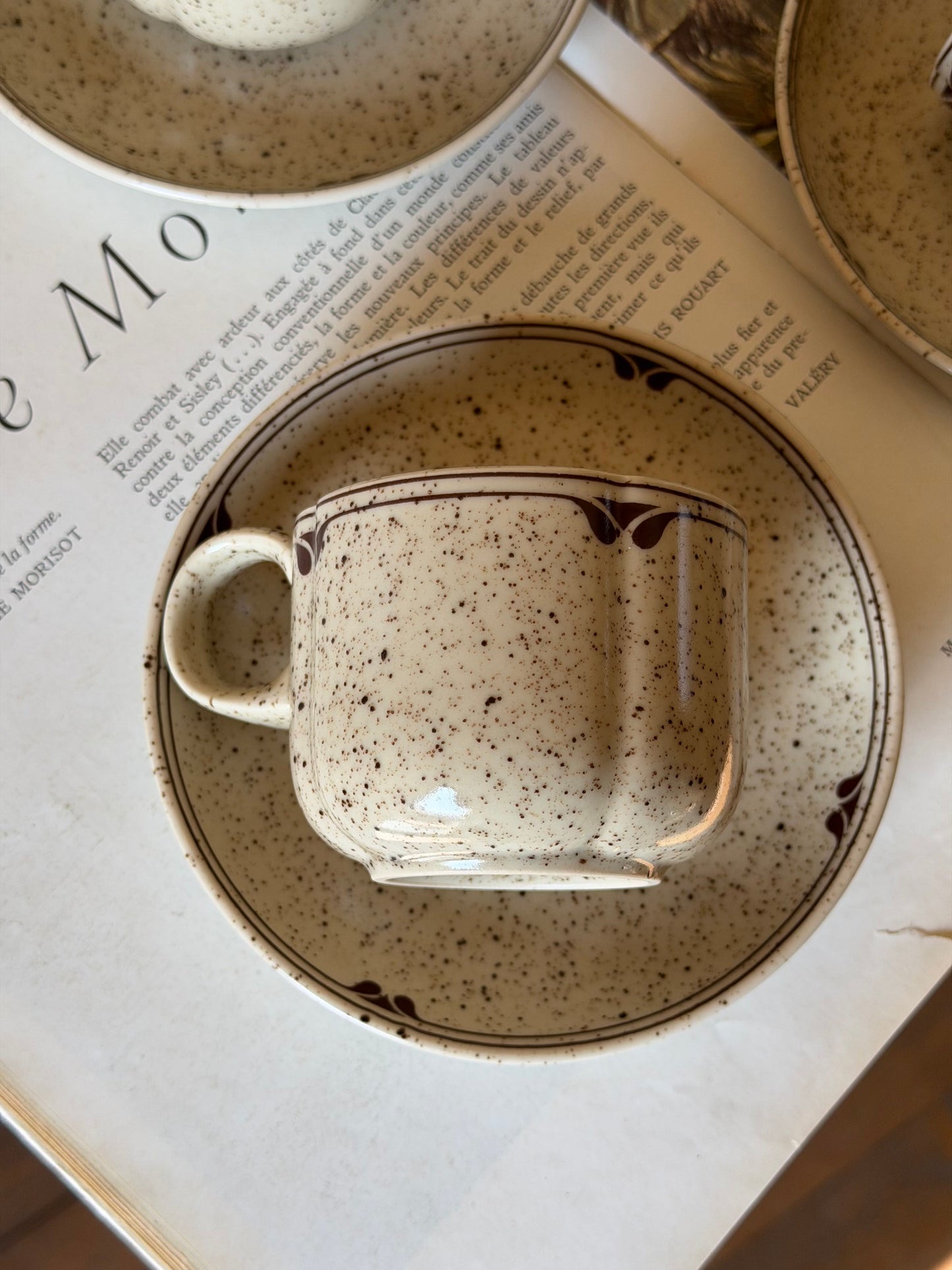 Set de canǎ și farfurie Rosenthal designer Bjørn Wiinblad-1970